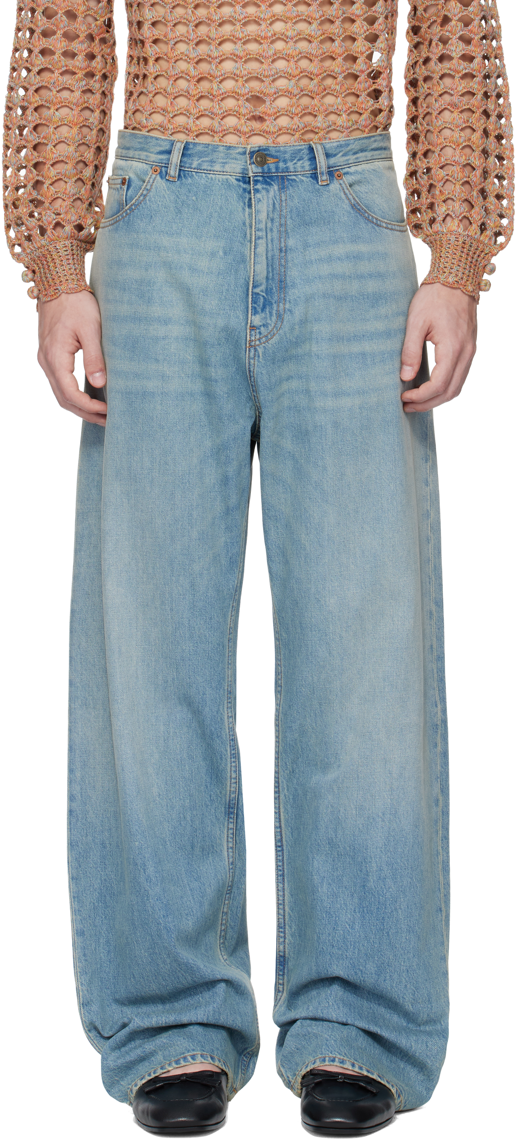 Blue Faded Jeans