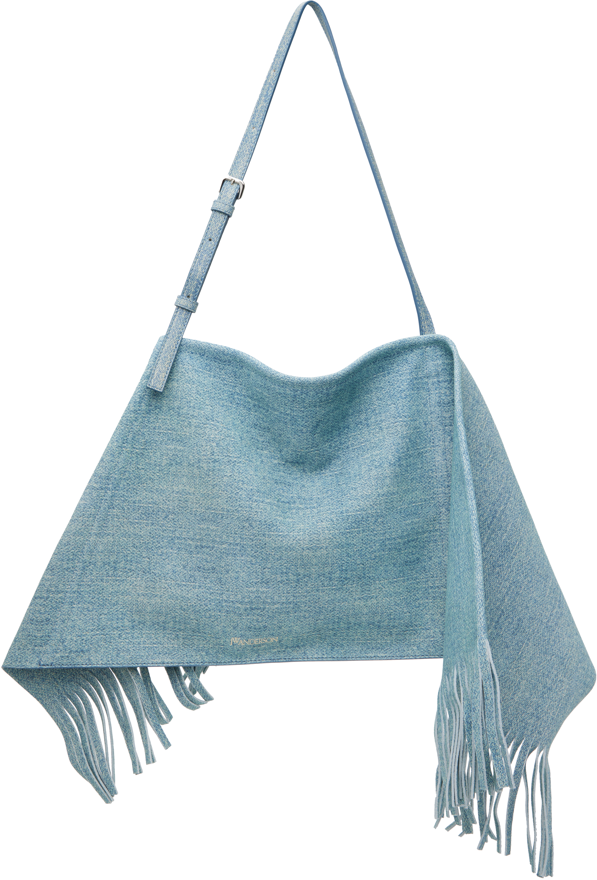 JW Anderson: Blue Medium Scarf Bag | SSENSE
