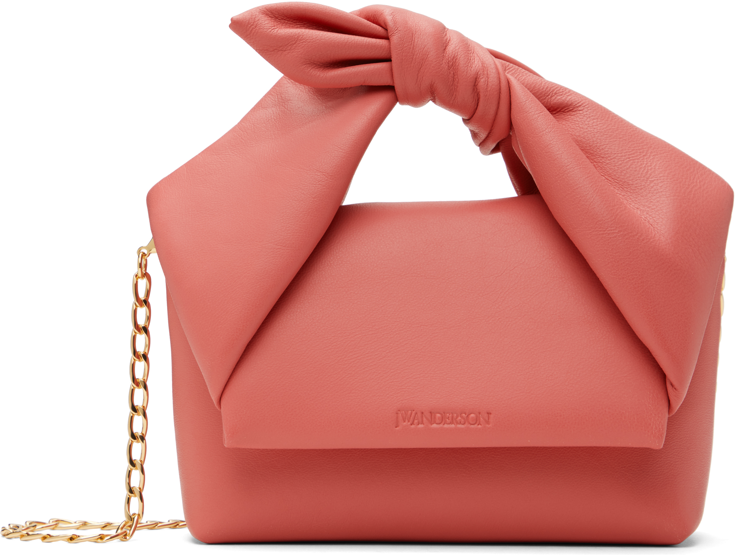 Pink Small Bow Twister Bag