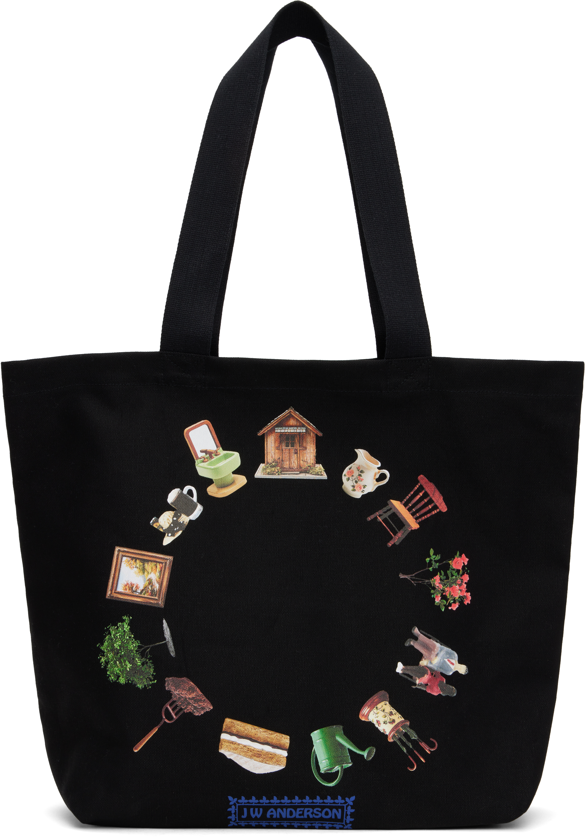 Black Canvas Tote