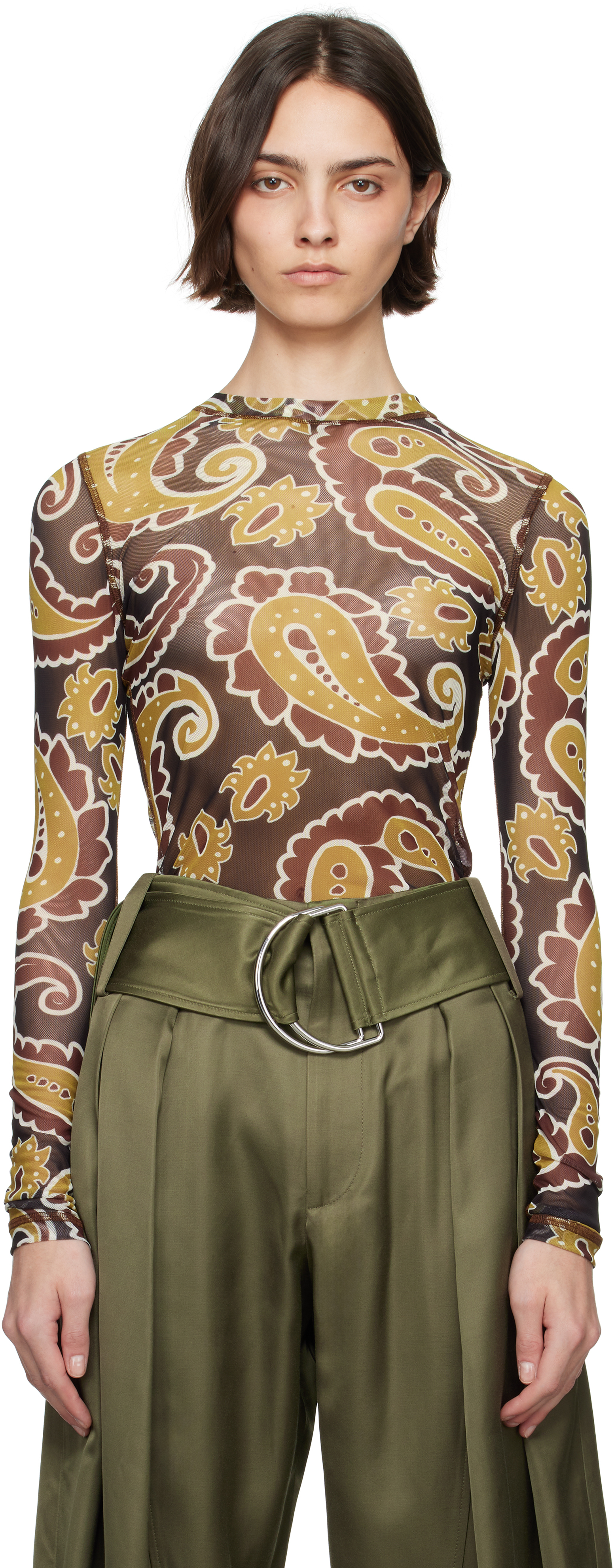 Multicolor Long Sleeve Underpinning T-shirt