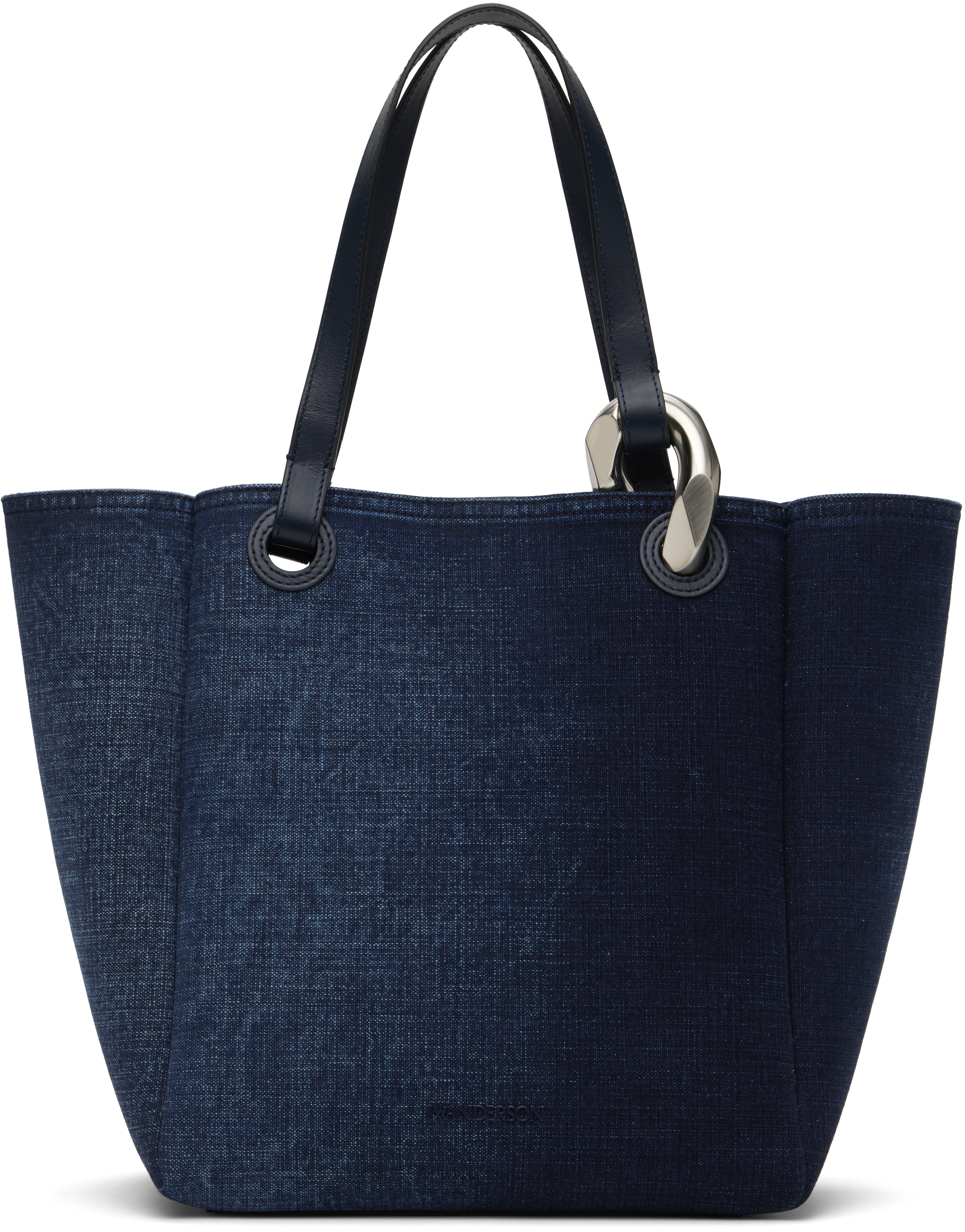 ★J W ANDERSON★ Printed Canvas Tote Bag Blue HB0498FA040480 JW Anderson Canvas Tote Bag | Blue | FARFETCH