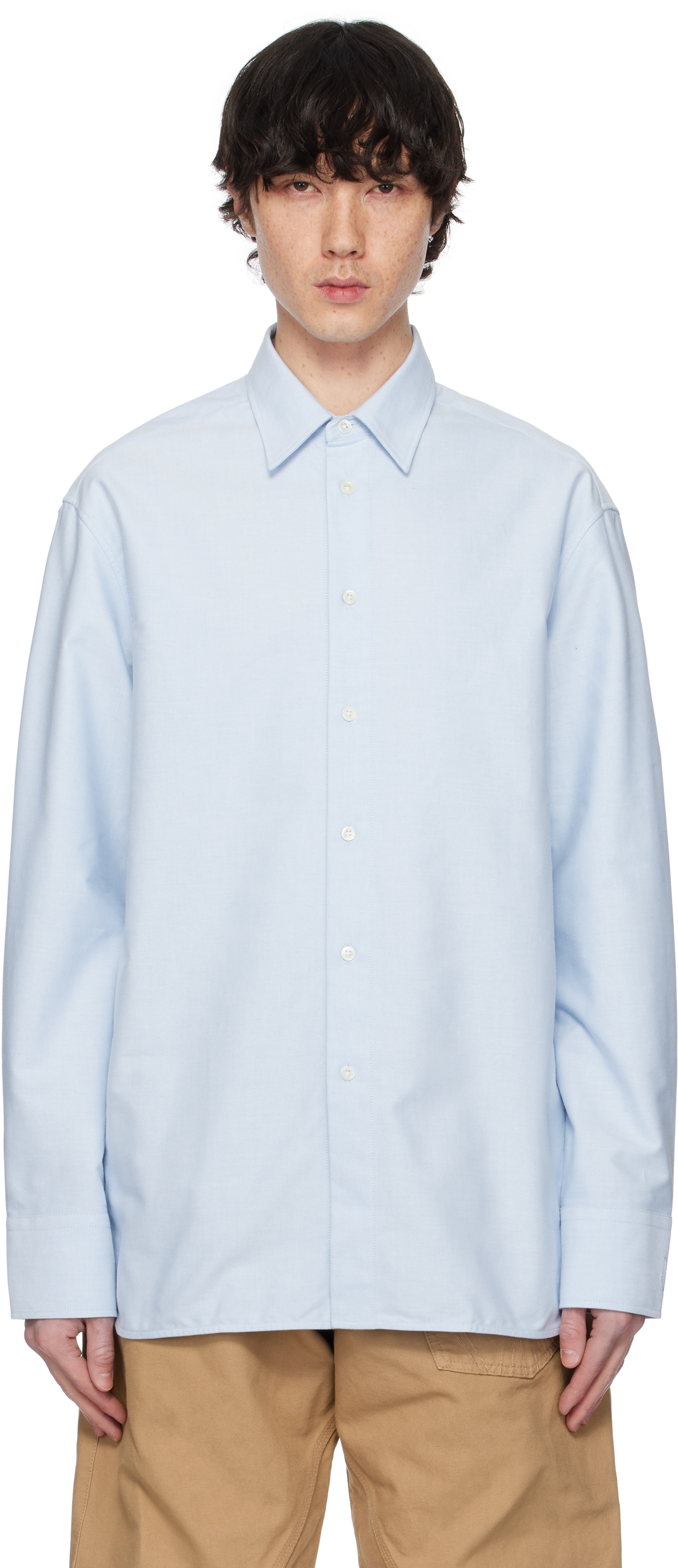 Blue Classic Fit Oxford Shirt