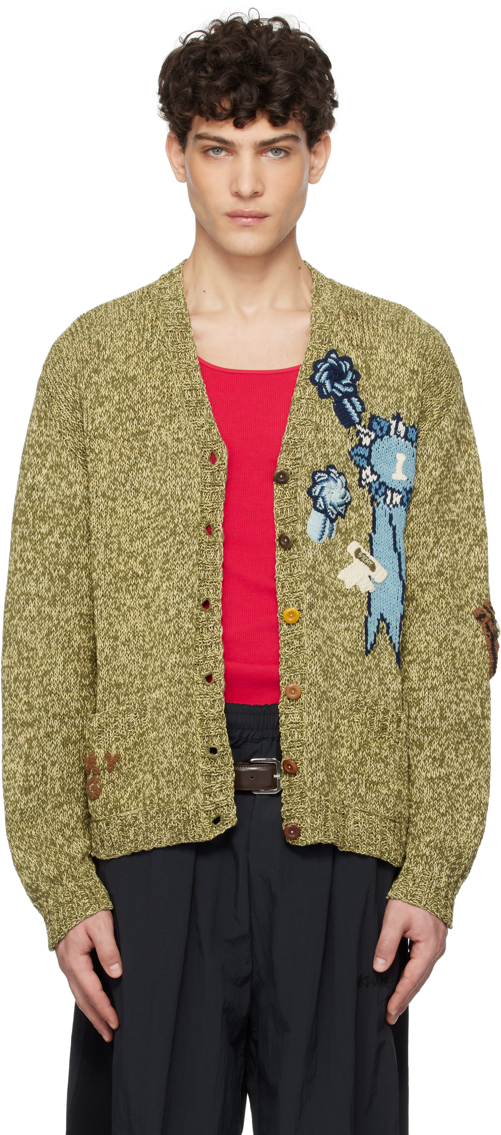 Khaki Twinsun Cardigan