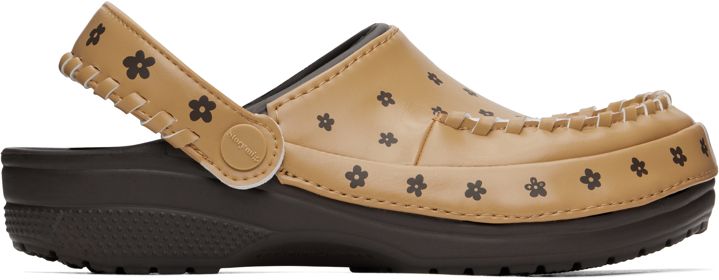 Tan Crocs Edition Classic Sandals