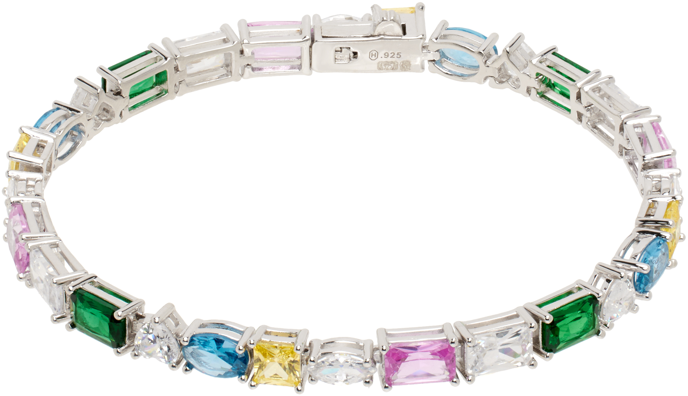 Hatton Labsのシルバー Croisette テニスブレスレットがセール中
