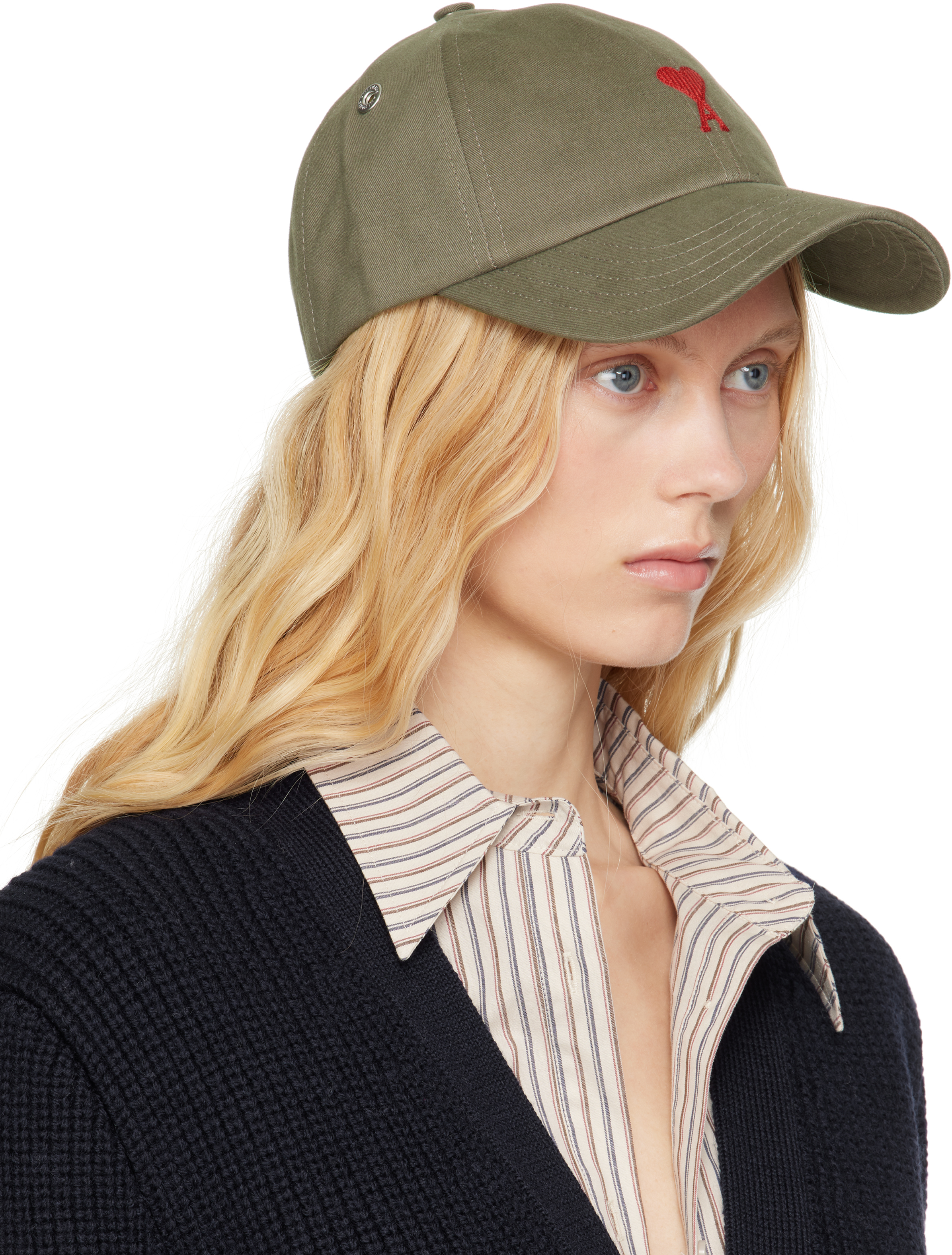 Ami Alexandre Mattiussi Grey Baseball Cap With Adc Logo On The Front In Cotton Man In Smoke Grey