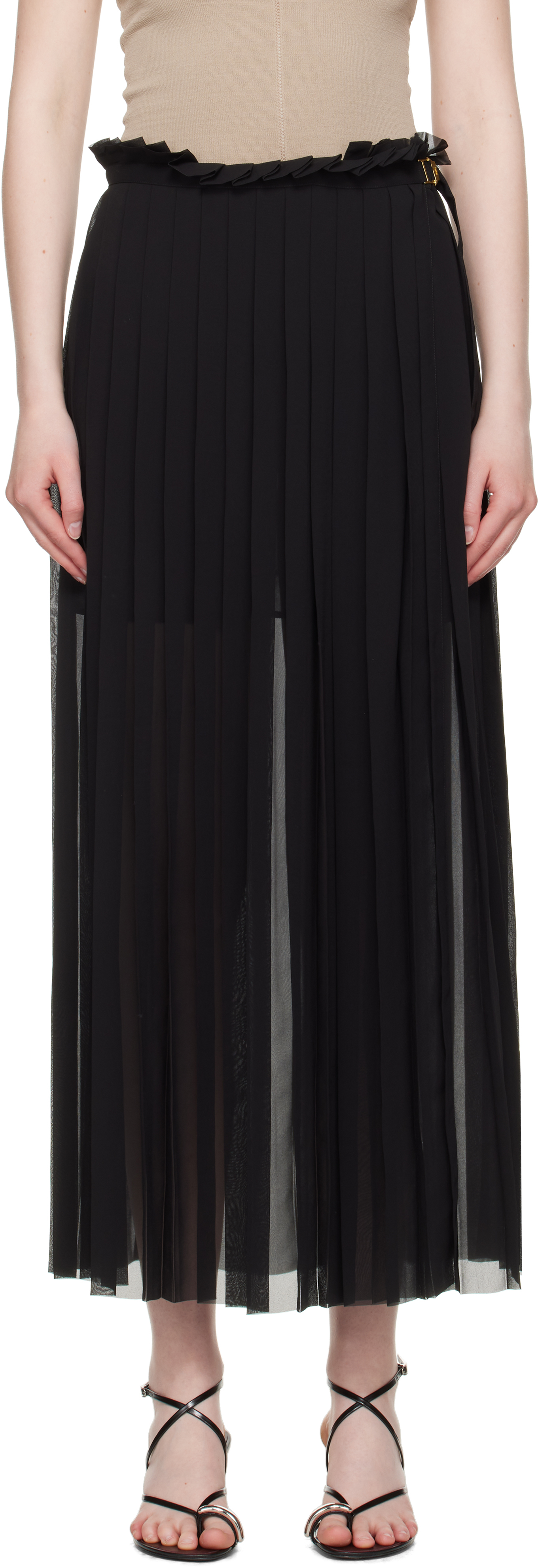 スカート AMI PARIS SKIRT (FSK353PL0027 001) Ami Paris skirts for Women | SSENSE
