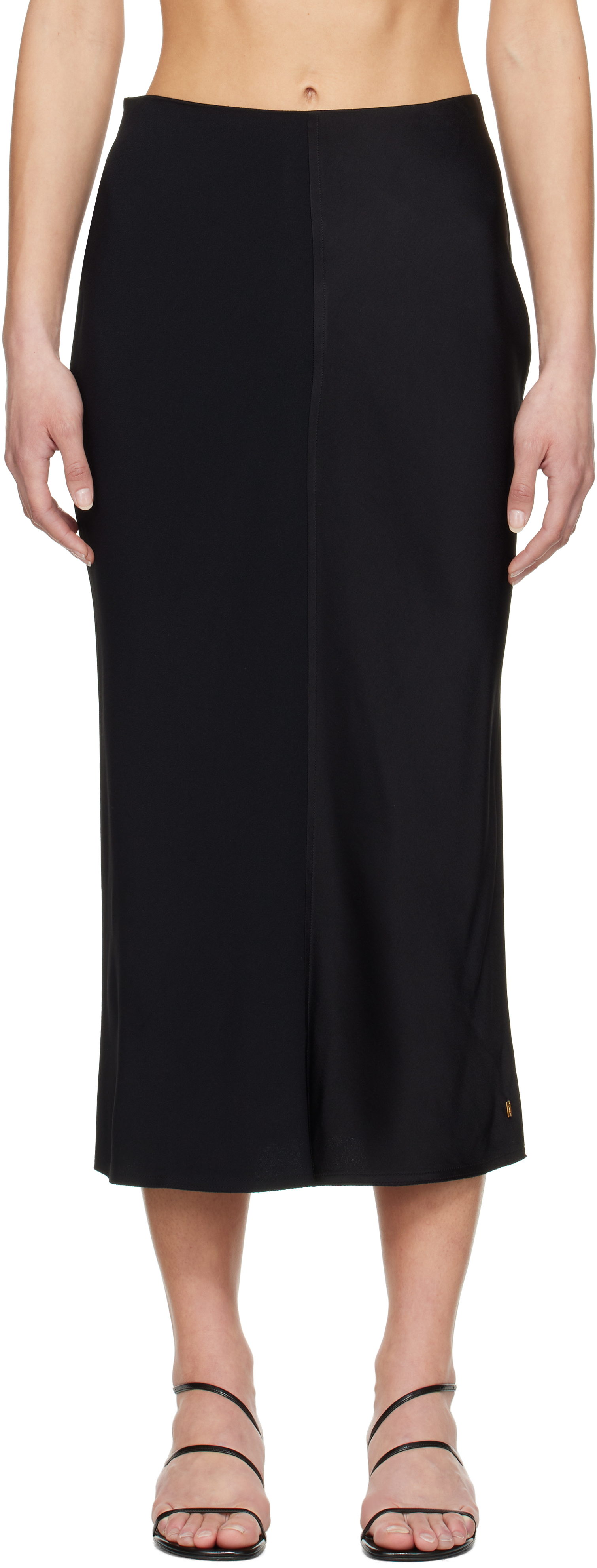 【送料&関税込】Ami Alexandre Mattiussi Midi Skirt Ami Alexandre Mattiussi Skirt with stitching | Women's
