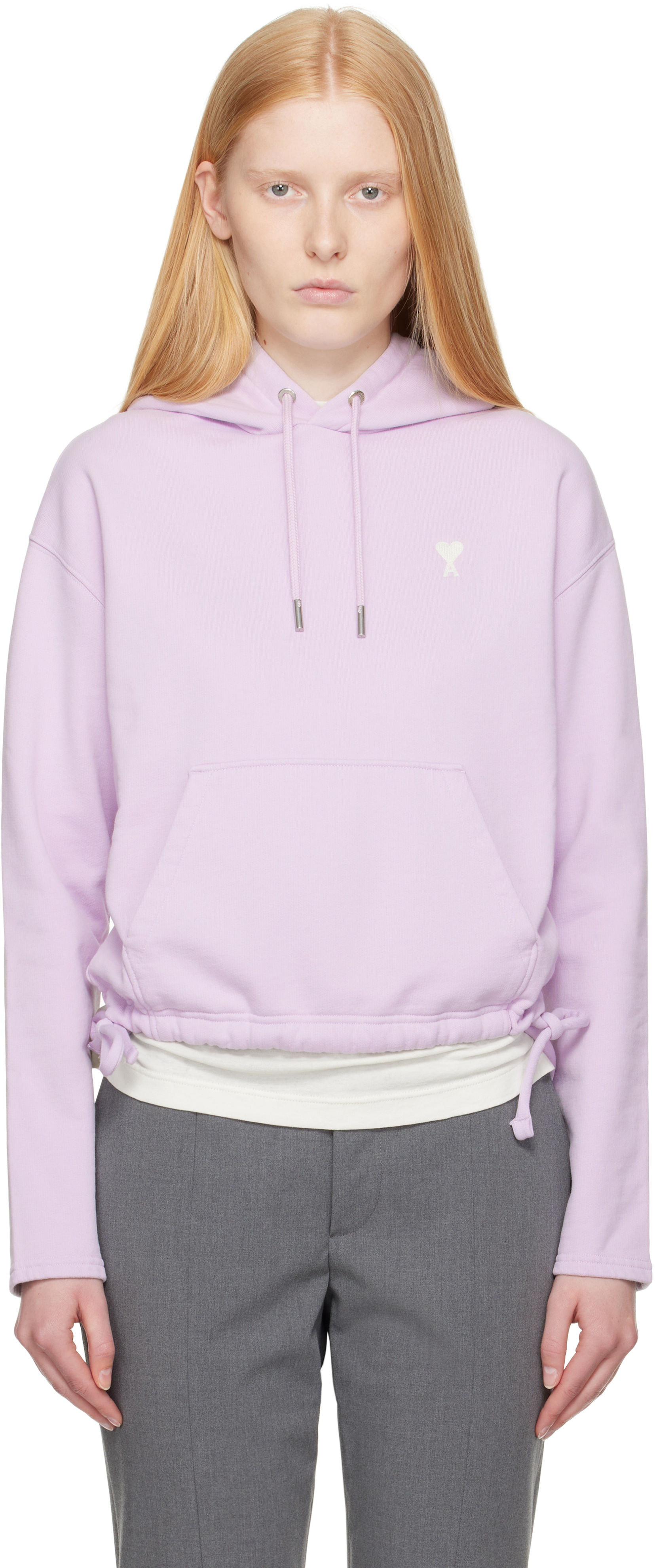 Navy Cotton Ami de Coeur Hoodie