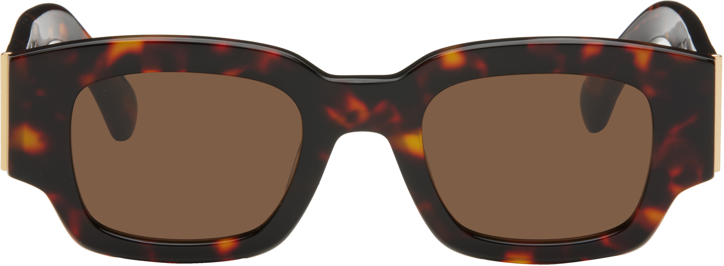 【関税込み】AMI Paris ブラウン 75001 サングラス 737-DARK HONEY Brown Acetate 75001 Sunglasses | AMI PARIS