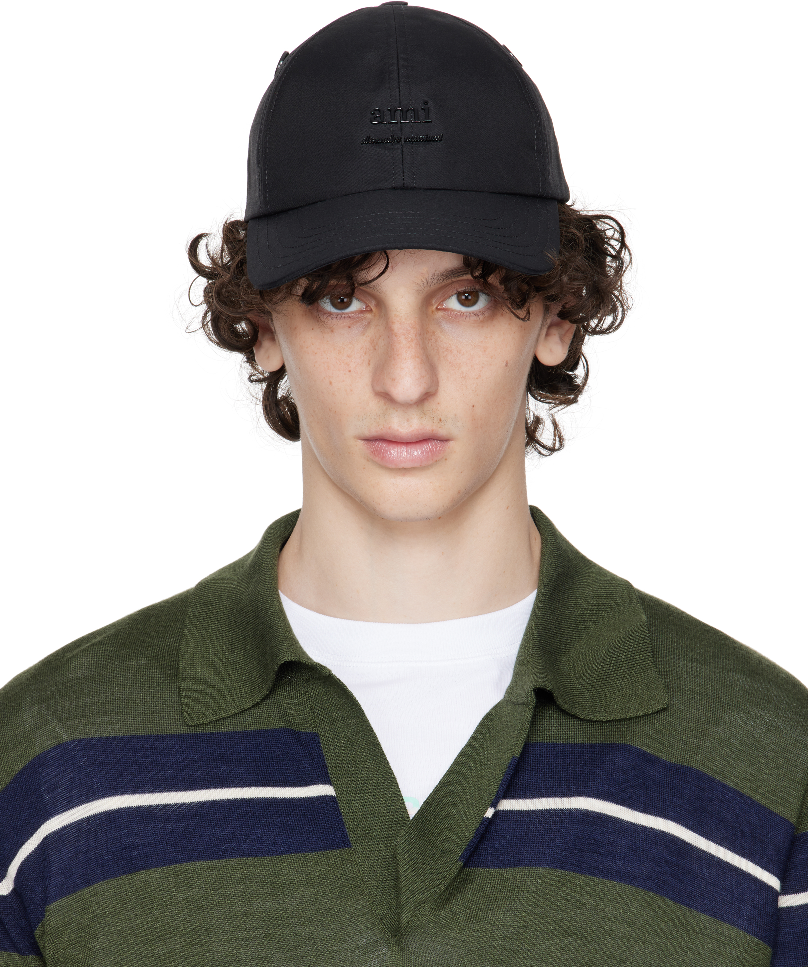 Black 'Ami' Cap