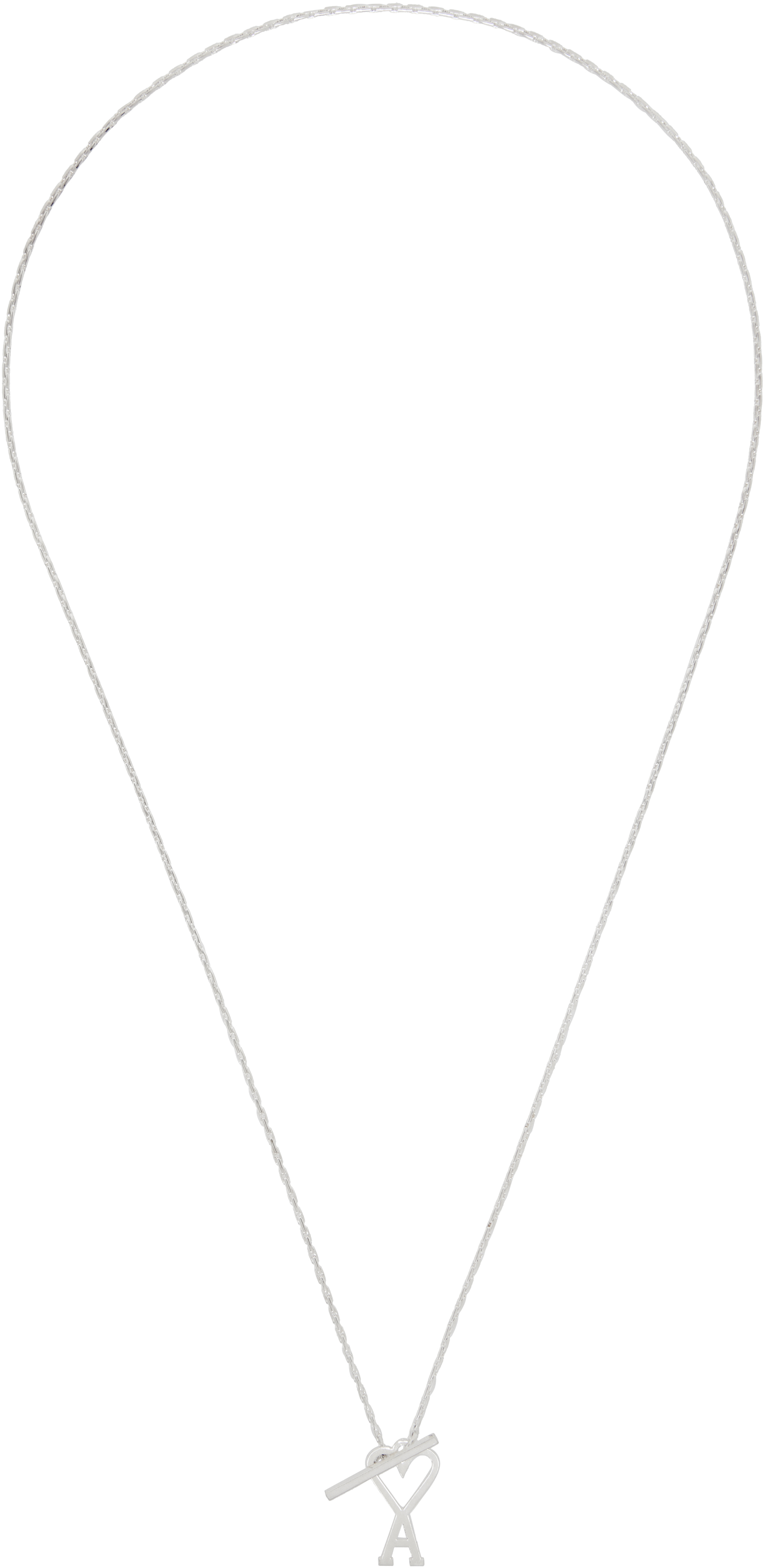 Silver Ami de Caur Chain Necklace