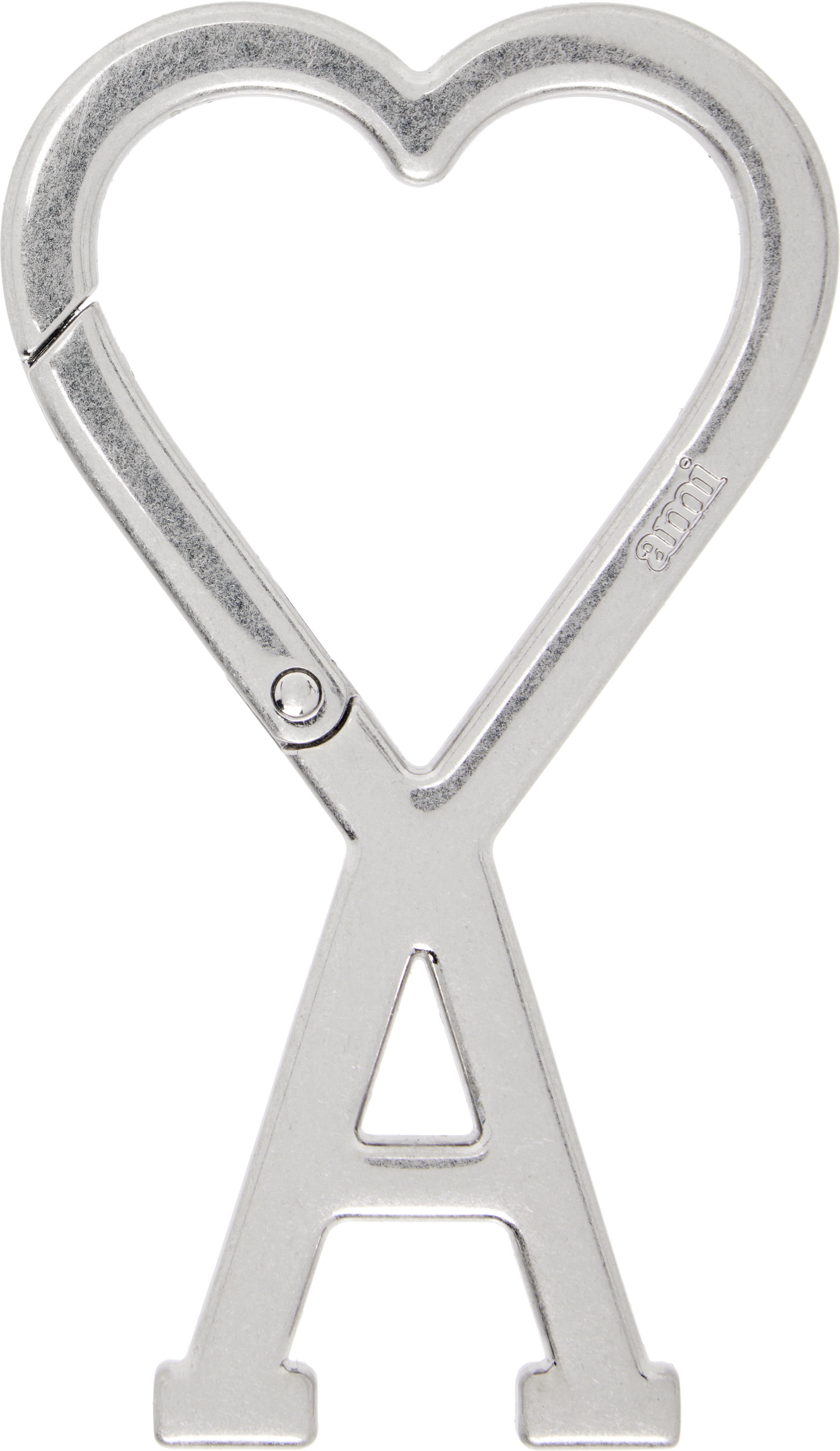 AMI Paris★シルバー Ami de Coeur フック キーチェーン AMI Parisのシルバー Ami de Coeur フック キーチェーンがセール中