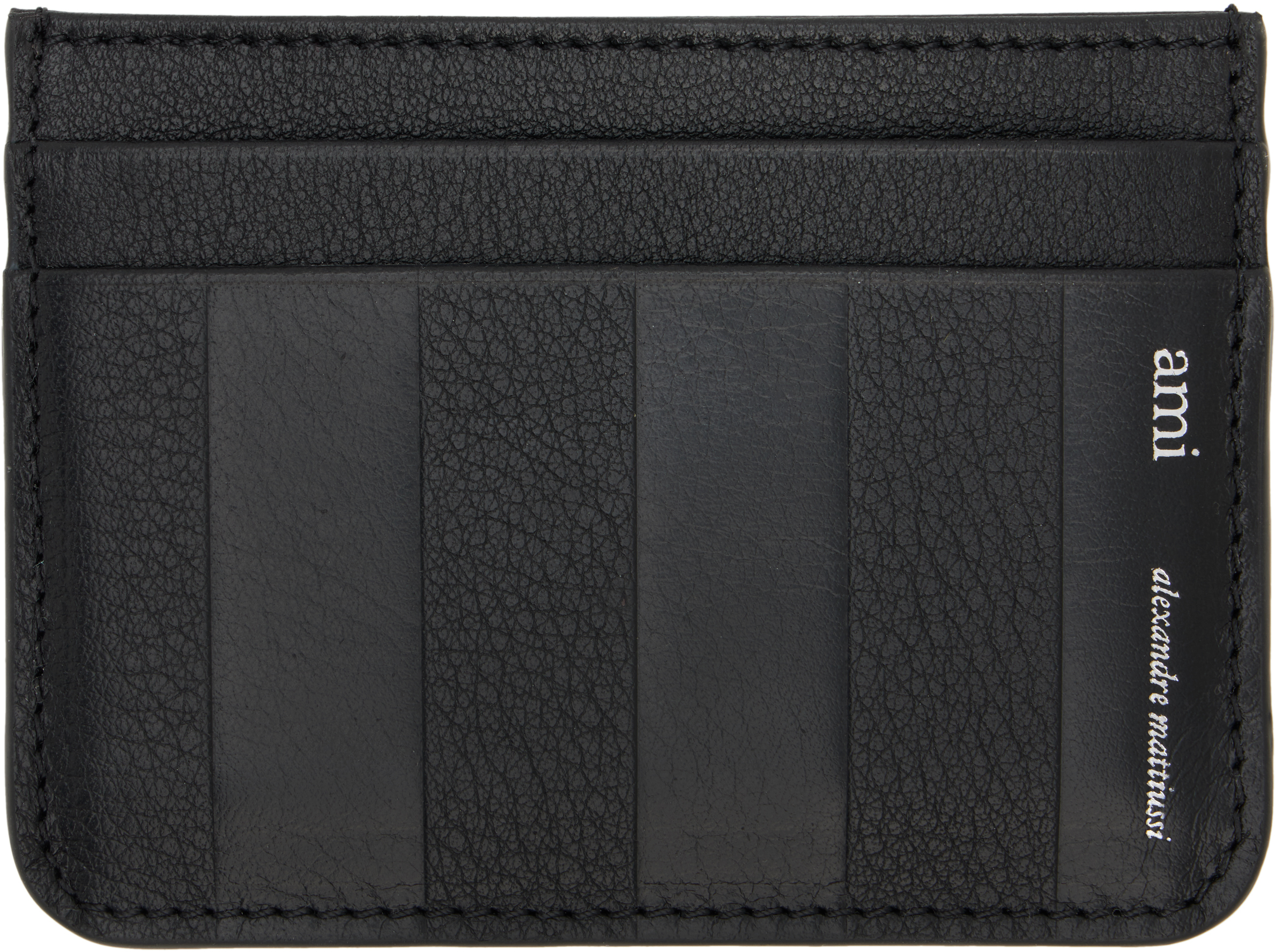 [AMI] Paris Paris Card Holder - Ash / ☆送料込☆ ASH/VIBRATED SILVER Paris Paris Card Holder | AMI PARIS