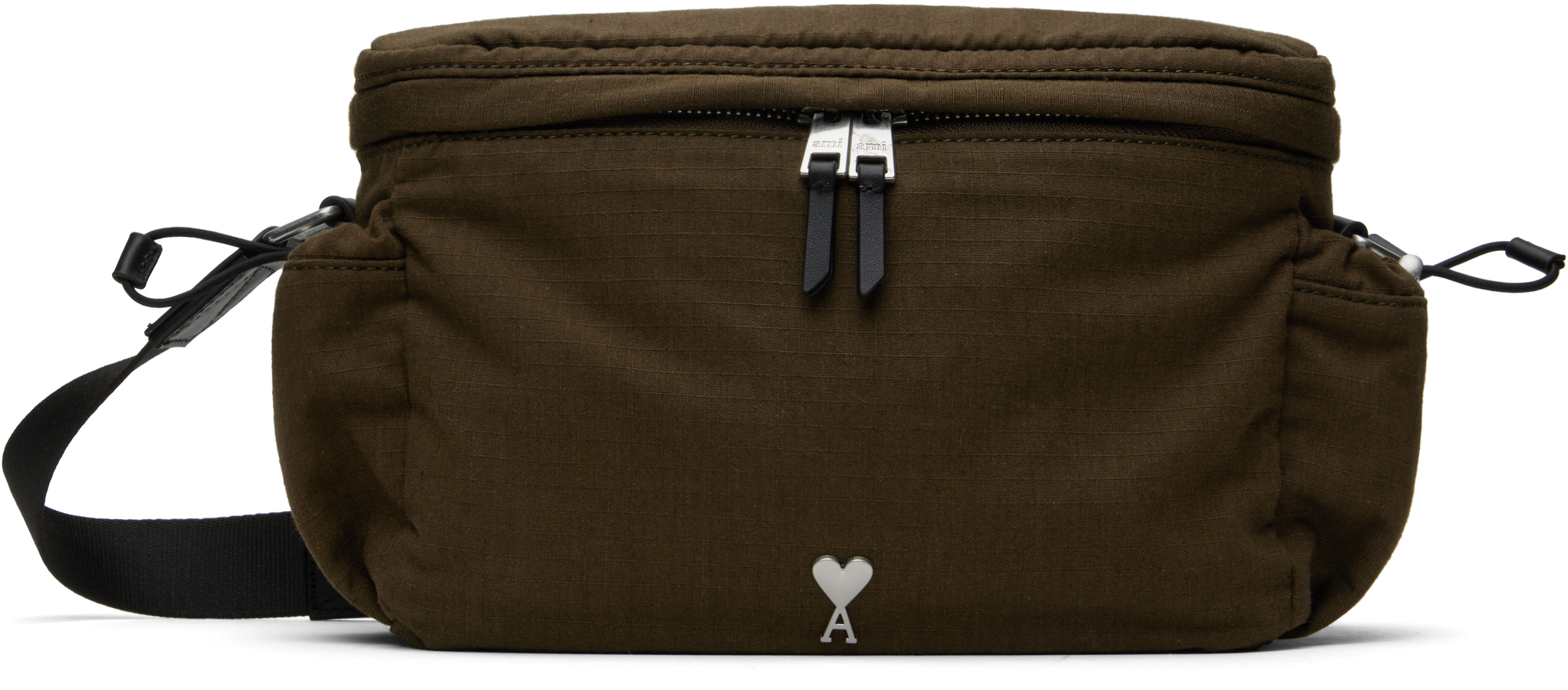 Khaki Canvas Ami de Coeur Messenger Bag