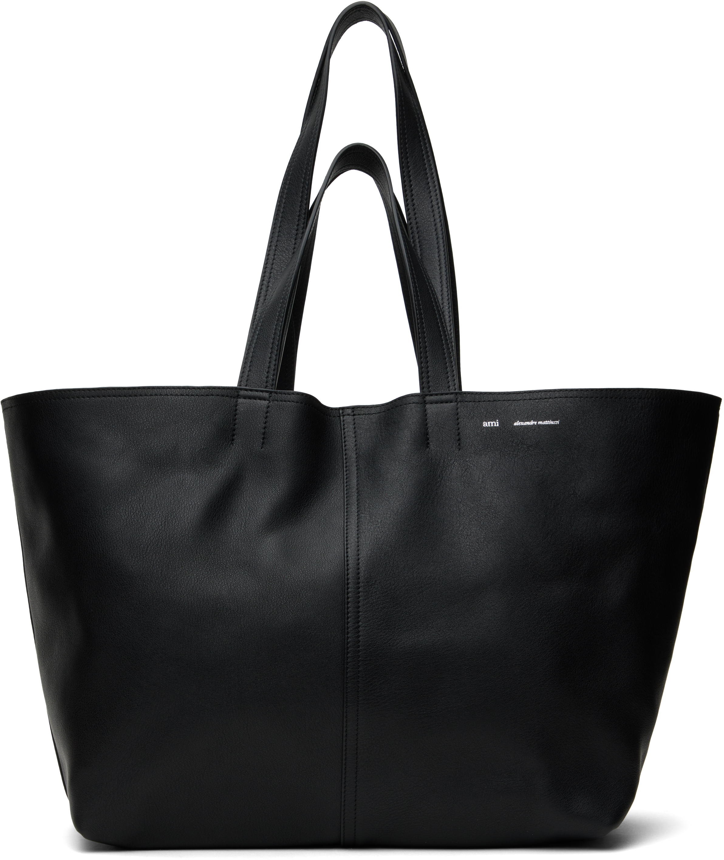 【国内即発】AMI ALEXANDRE MATTIUSSI ラフィア トートバッグ Ami Paris トートバッグ ナチュラル | AMI PARIS