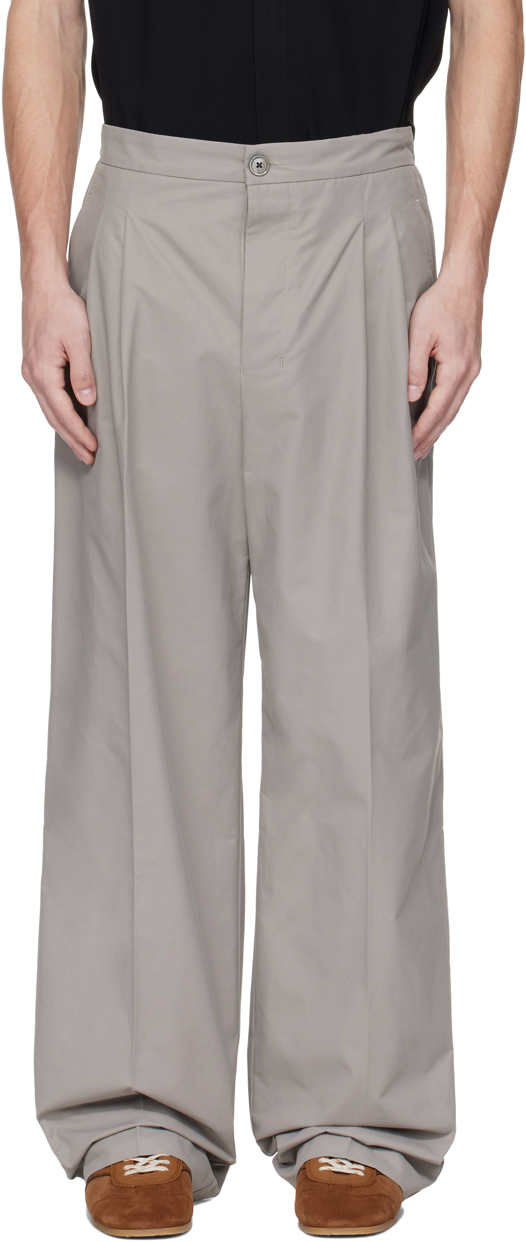 Gray Large Trousers