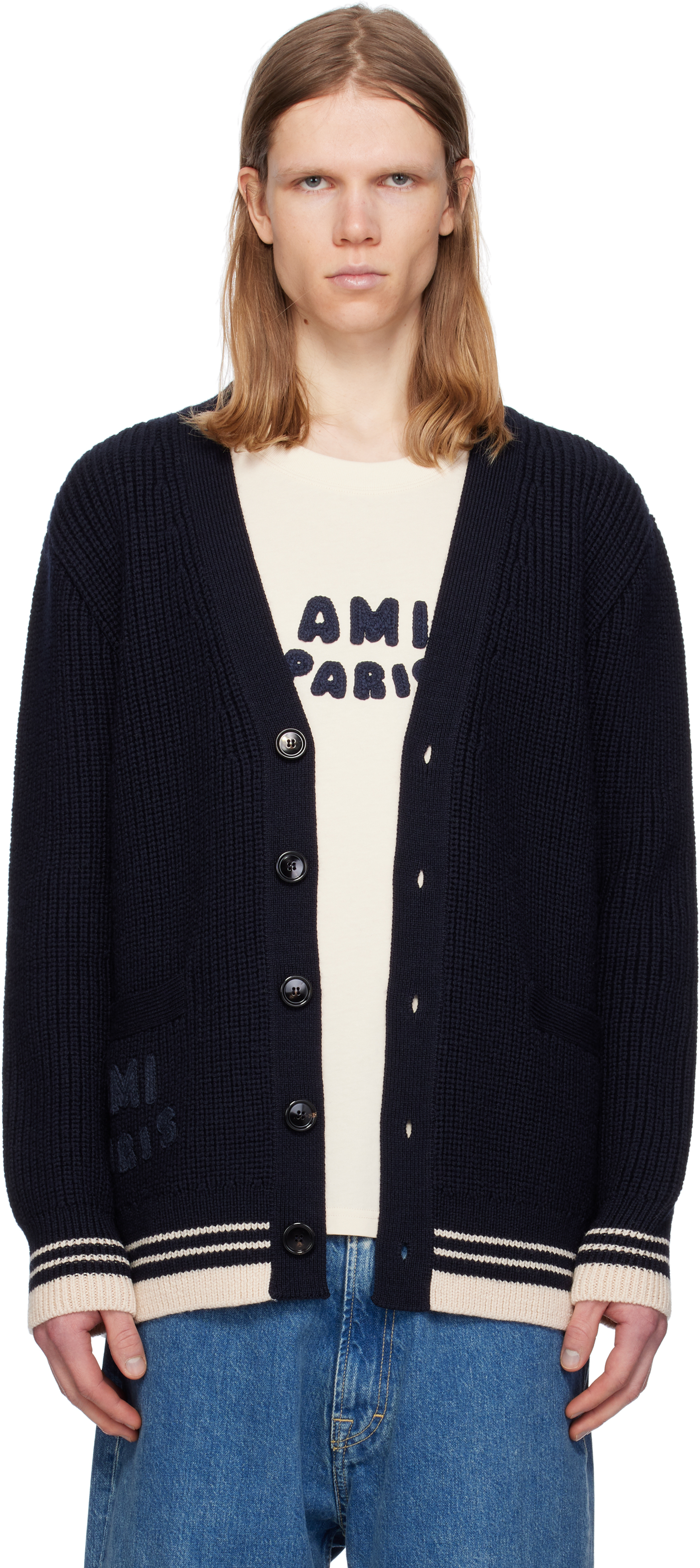 Ami Paris メンズ カーディガン | SSENSE 日本