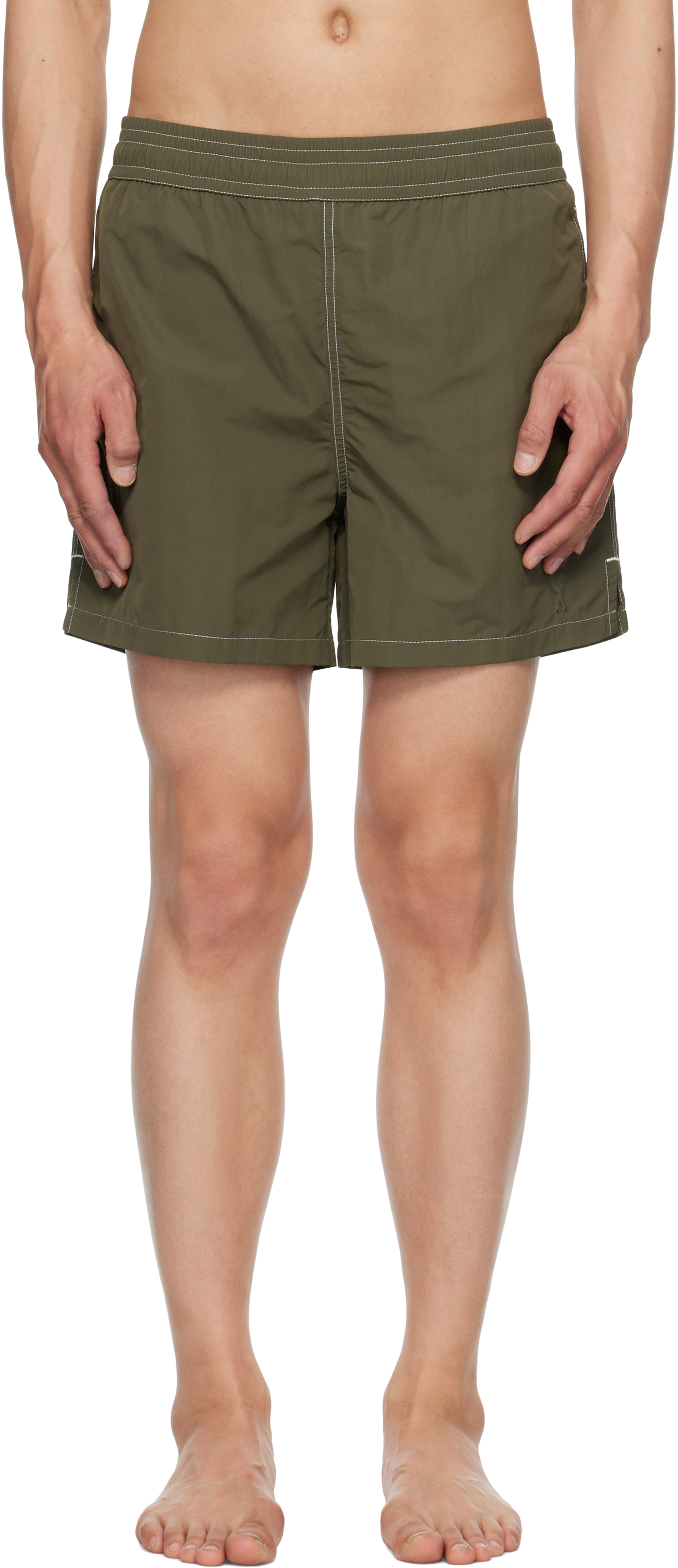 Khaki Beach Swim Shorts