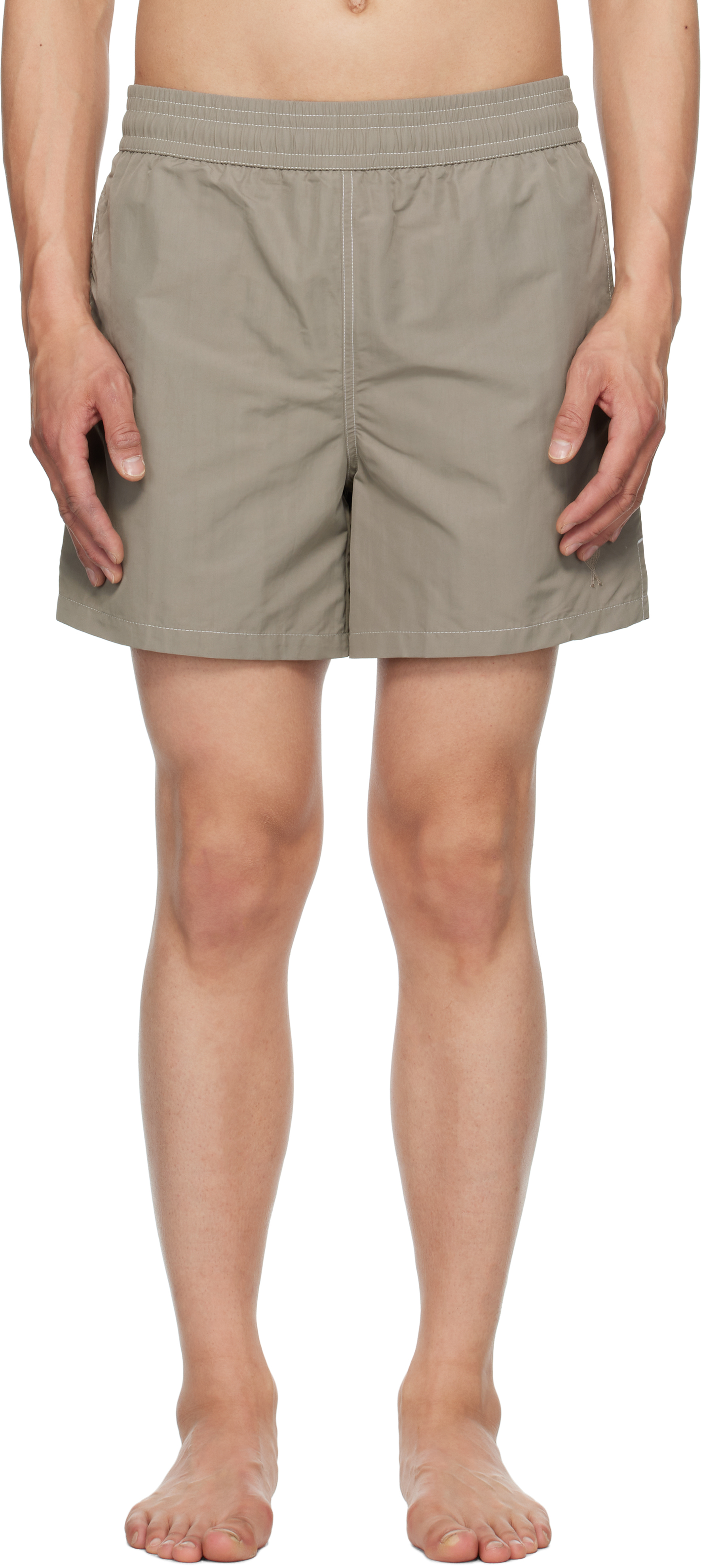 Khaki Beach Swim Shorts