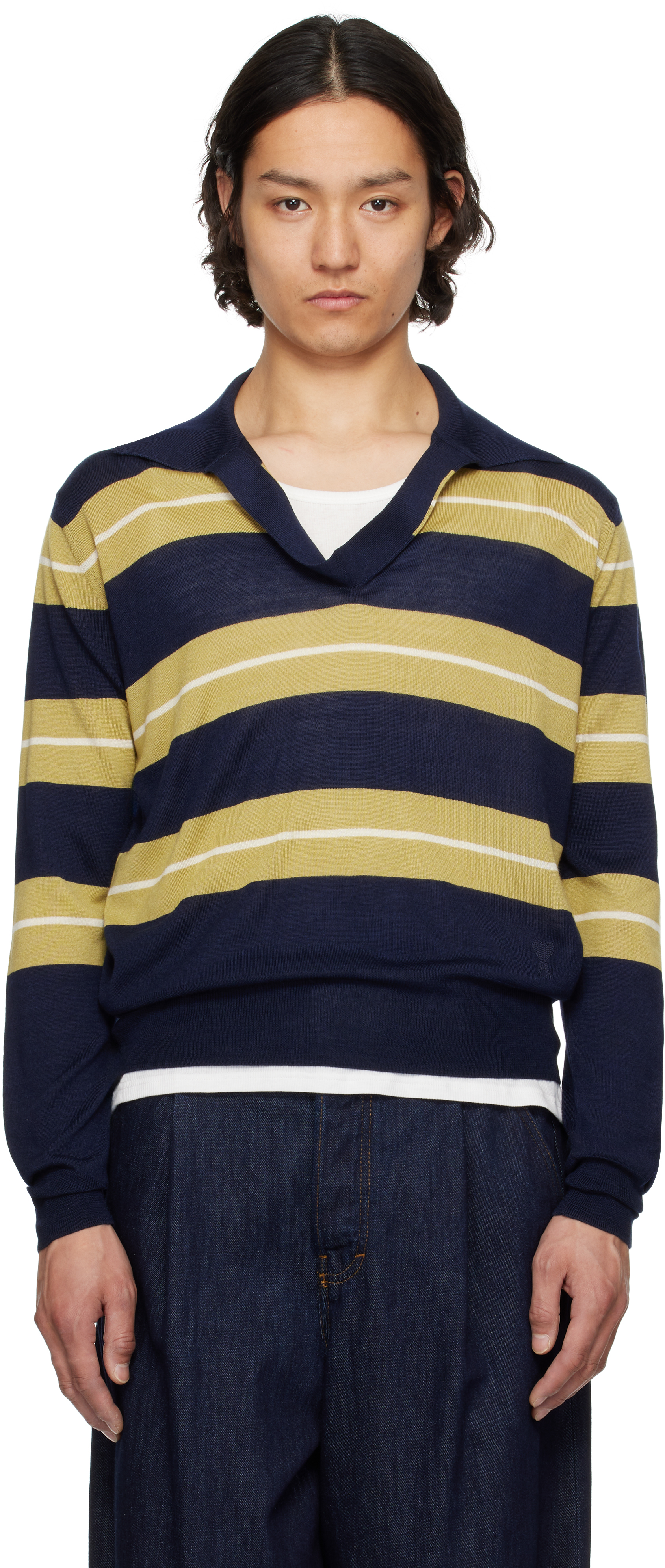 ami paris alexandre mattiussi メンズ　ポロシャツ AMI Alexandre Mattiussi ami paris アミパリス セーター