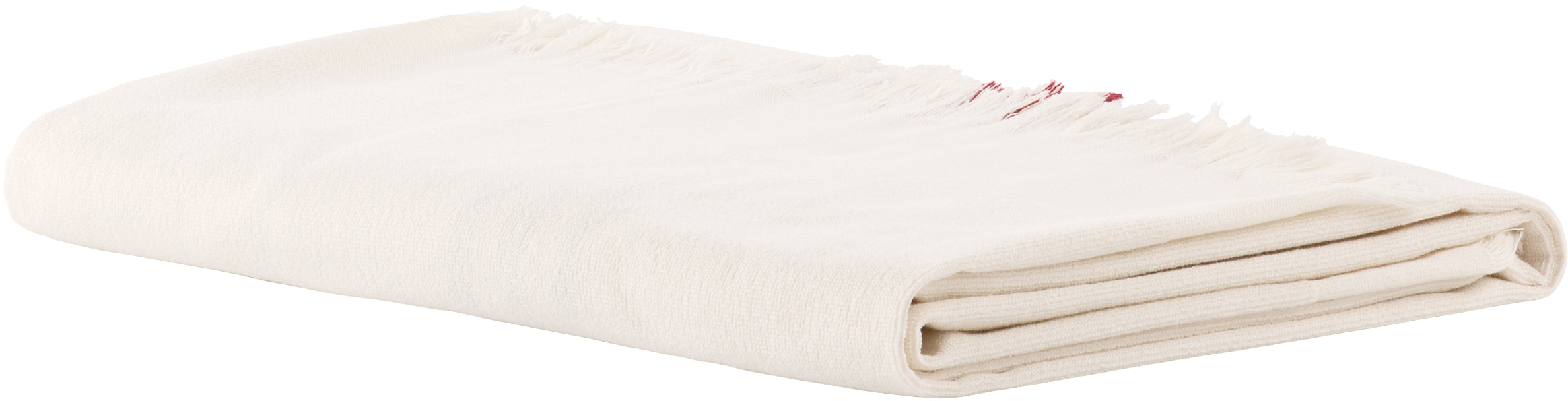 Tekla Off-white Striped Beach Towel In Neutral
