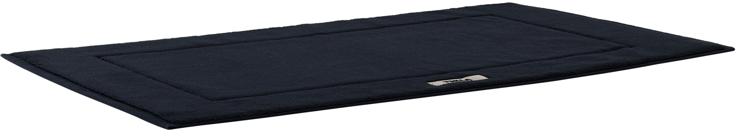 Tekla Ssense Exclusive Navy Terry Large Bath Mat In Navy