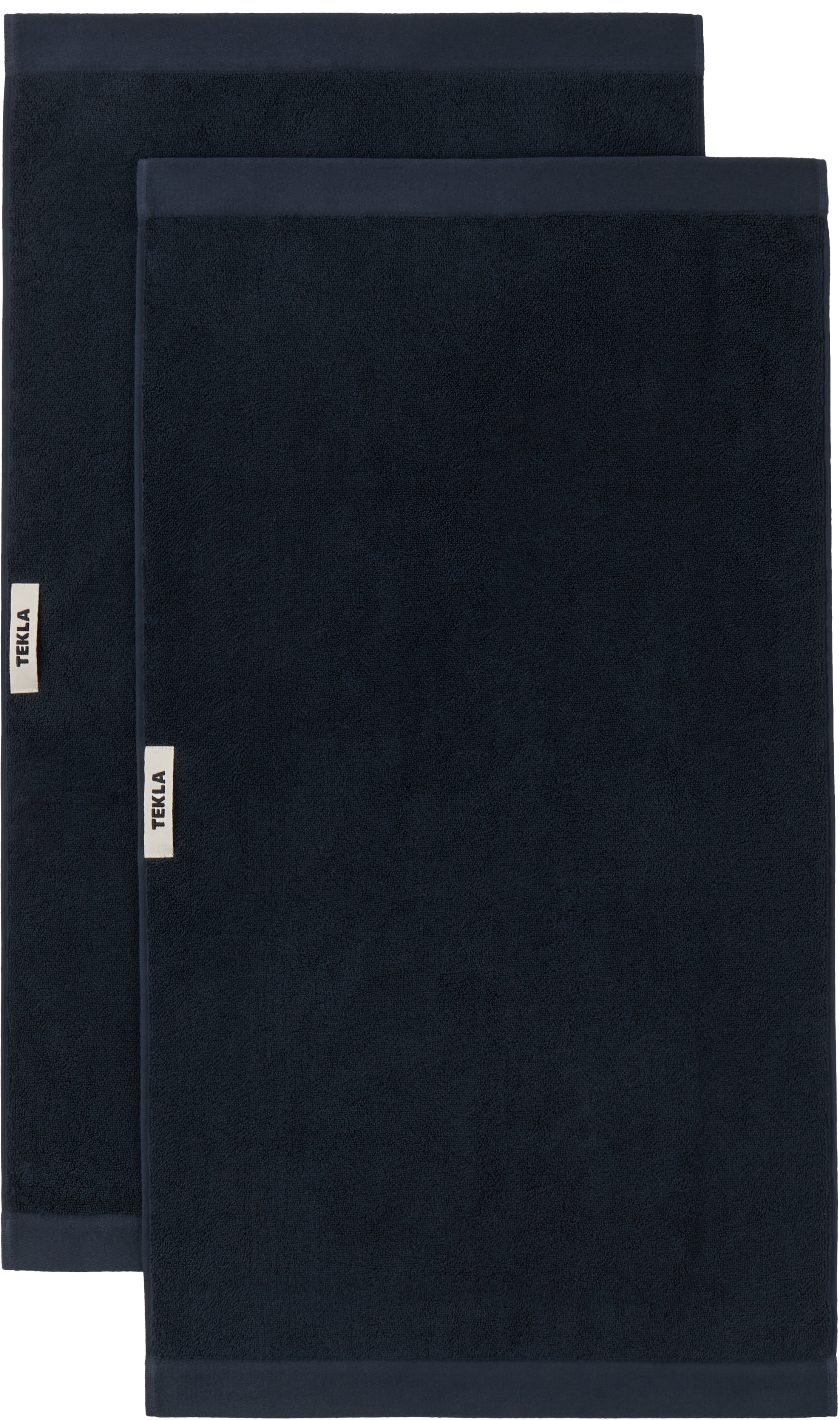 Tekla Ssense Exclusive Navy Terry Heavyweight Hand Towel Set In Navy
