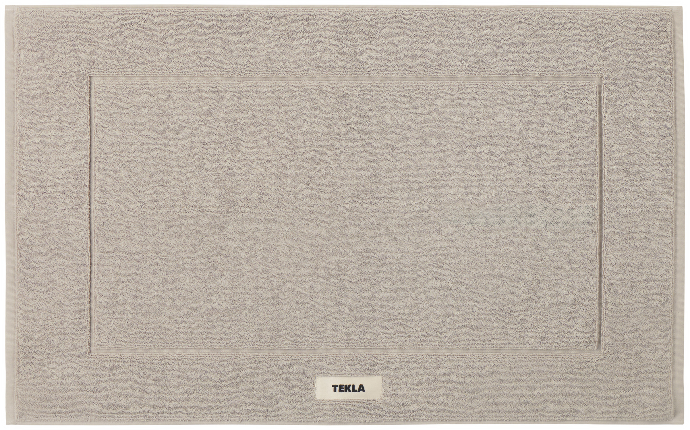 Tekla Ssense Exclusive Gray Terry Large Bath Mat In Stone