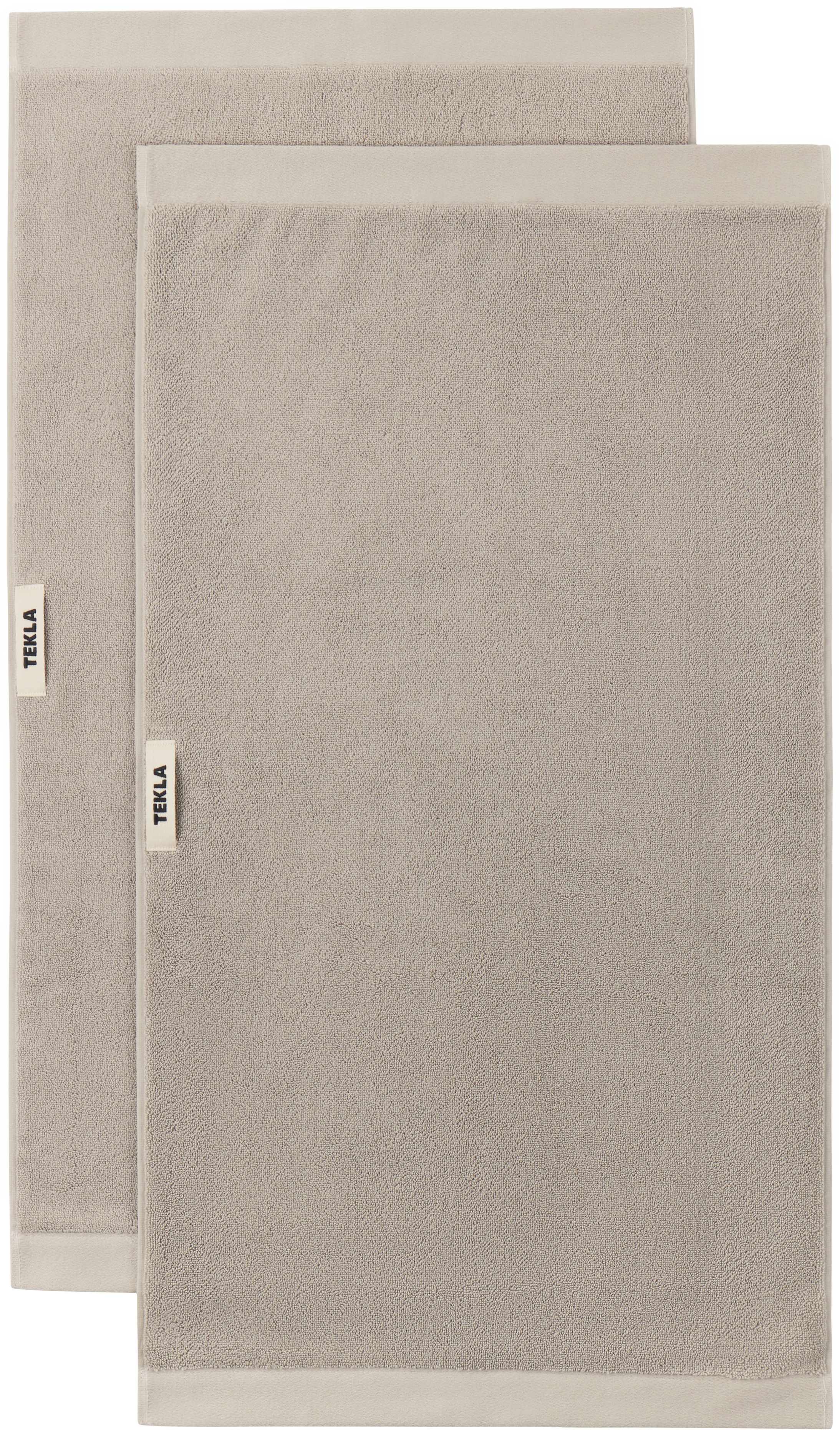 Tekla Ssense Exclusive Gray Terry Heavyweight Hand Towel Set In Stone