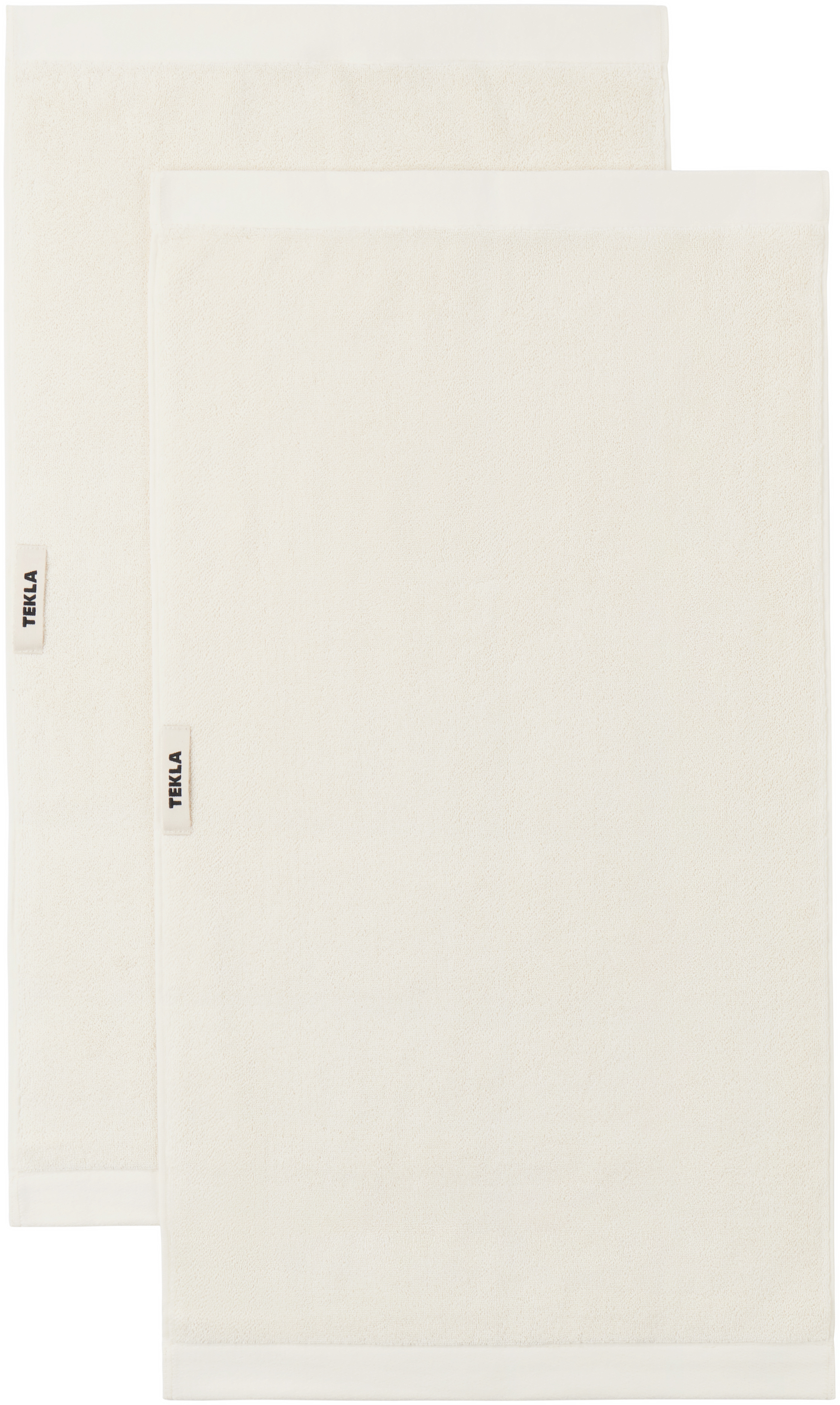 Tekla Ssense Exclusive Off-white Terry Heavyweight Hand Towel Set In Ivory