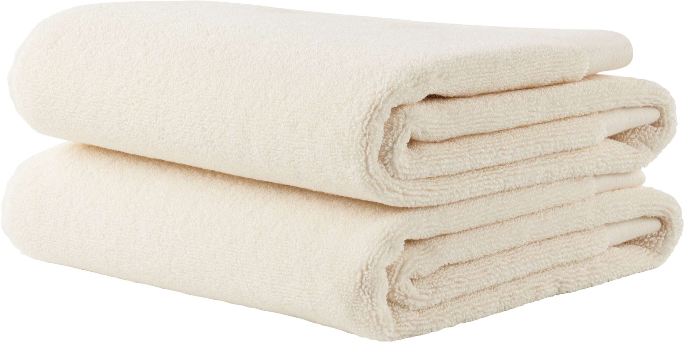 Tekla Ssense Exclusive Off-white Terry Heavyweight Hand Towel Set In Ivory
