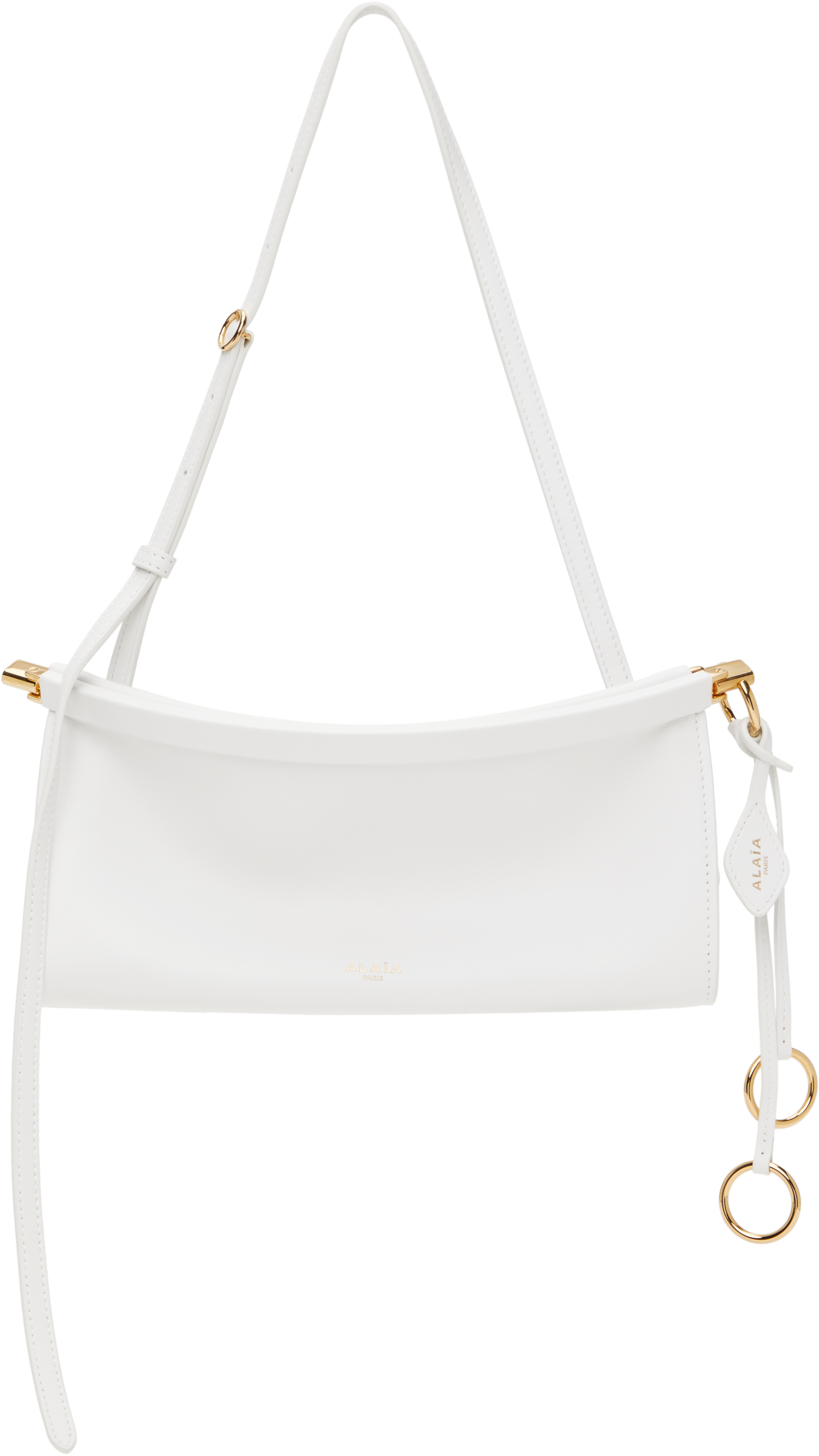 ALAÏA White 
Le Click
 East West Small Bag