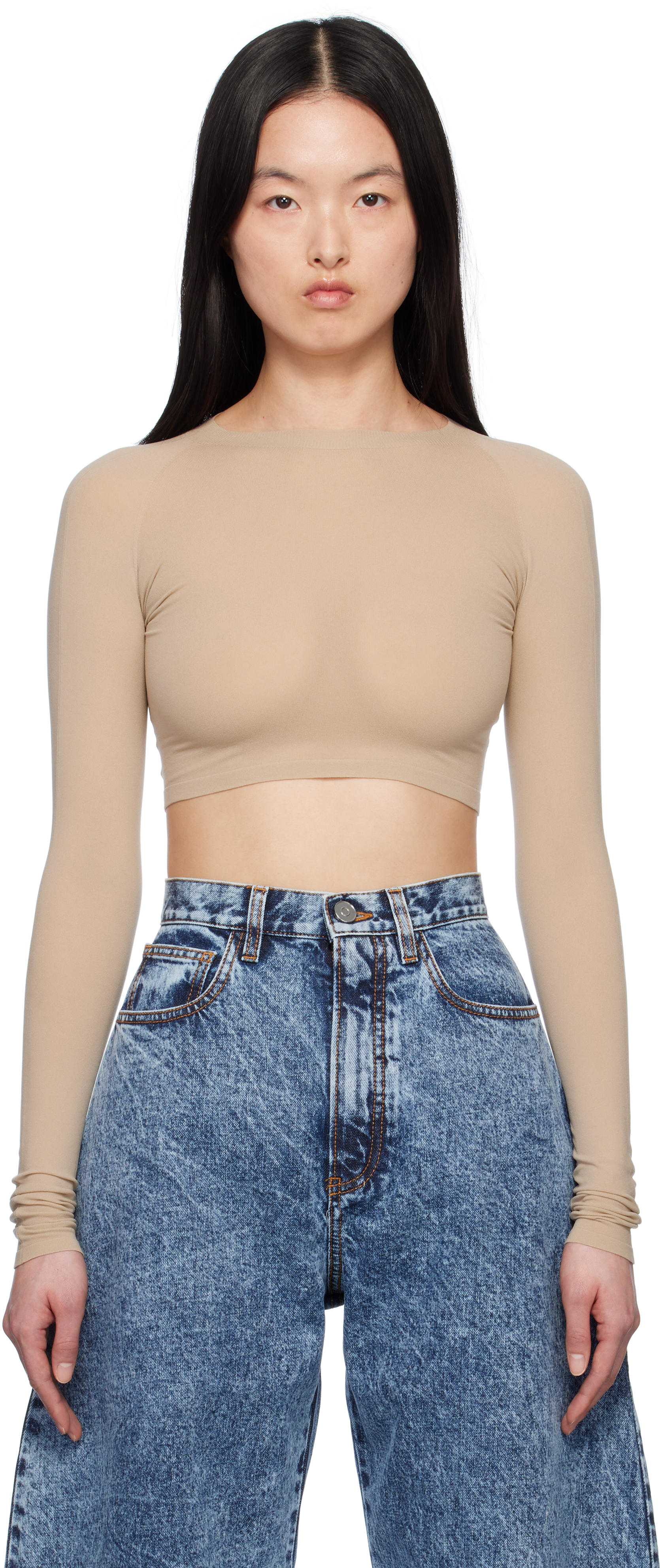 Alaïa ストレッチクロップドニット