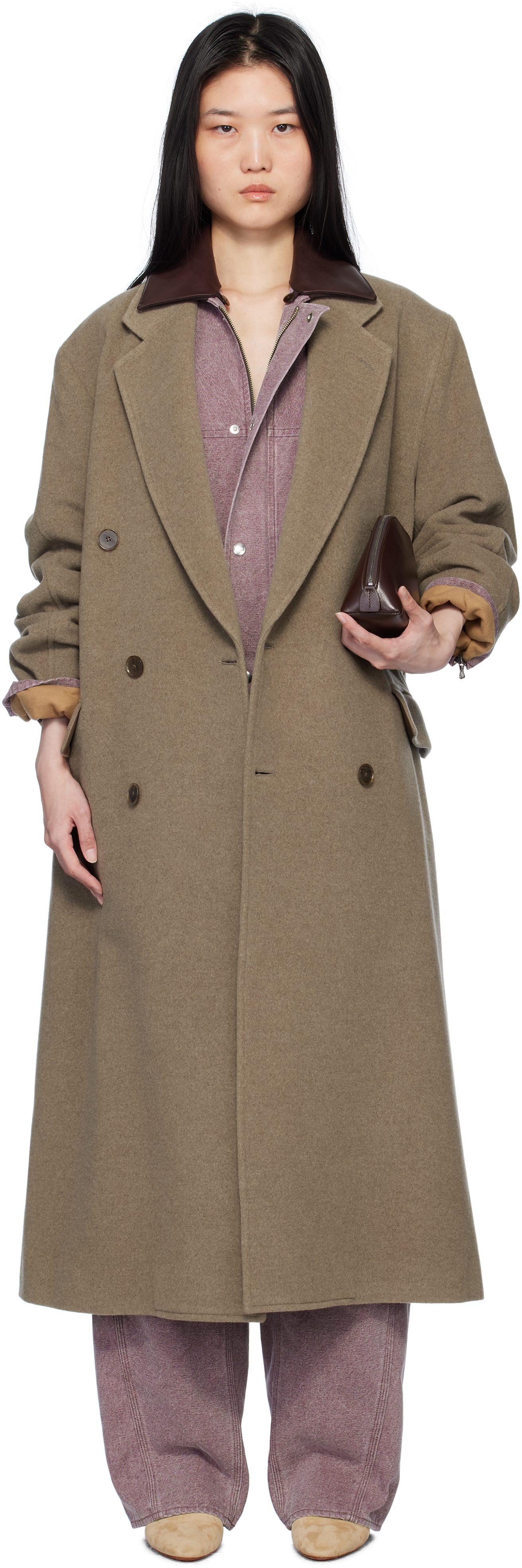 Taupe Chesterfield Coat