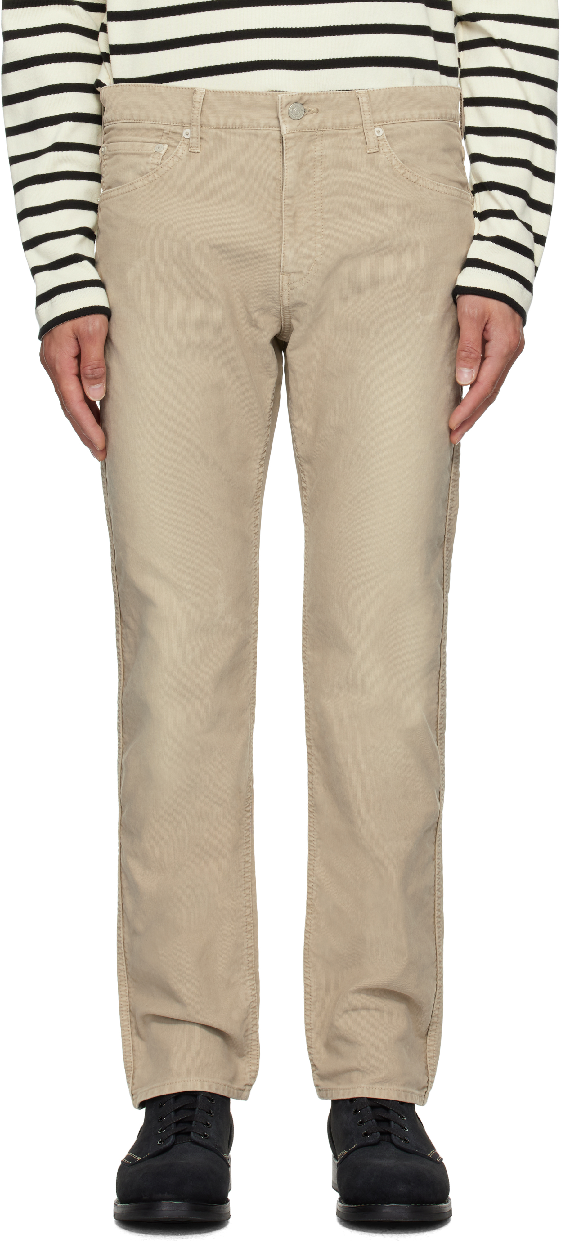 Beige Fluxus 19 G. Cords Jeans