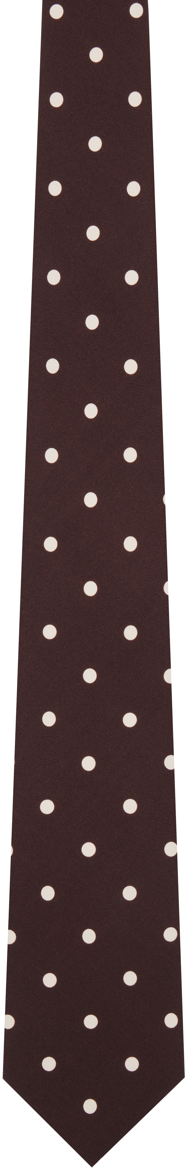 Brown Polka-Dot Tie