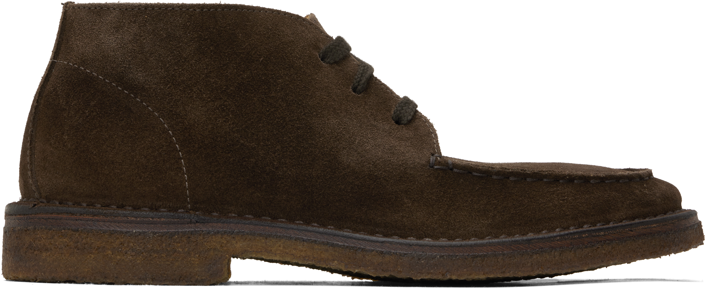 Brown Crosby Moc-Toe Chukka Boots