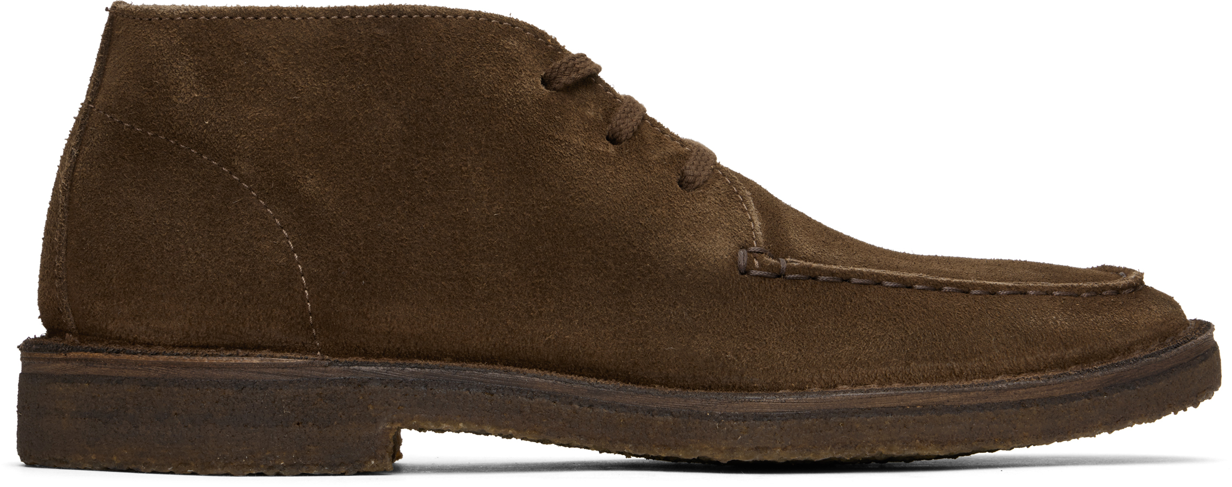 Brown Crosby Moc-Toe Chukka Boots