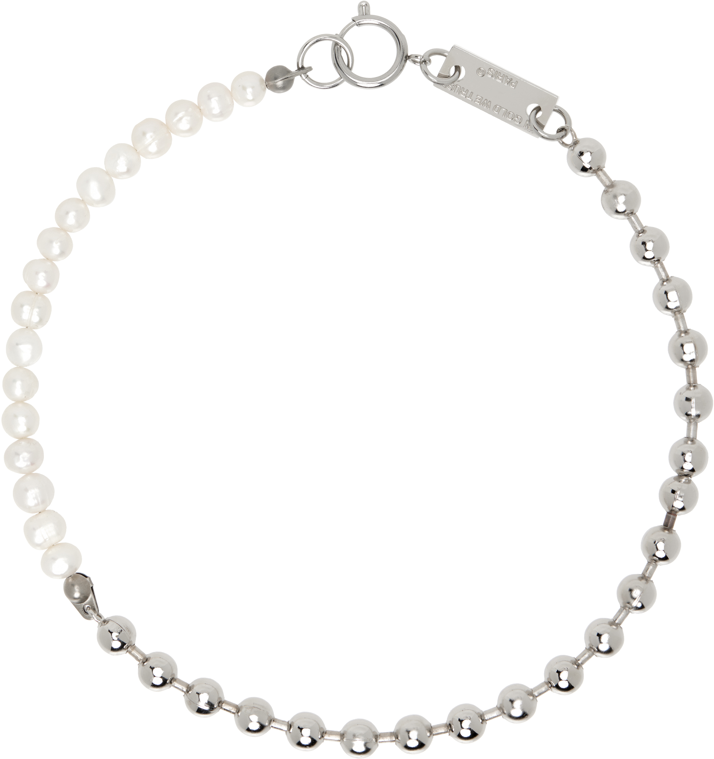 In Gold We Trust Paris jewelry for Men | SSENSE