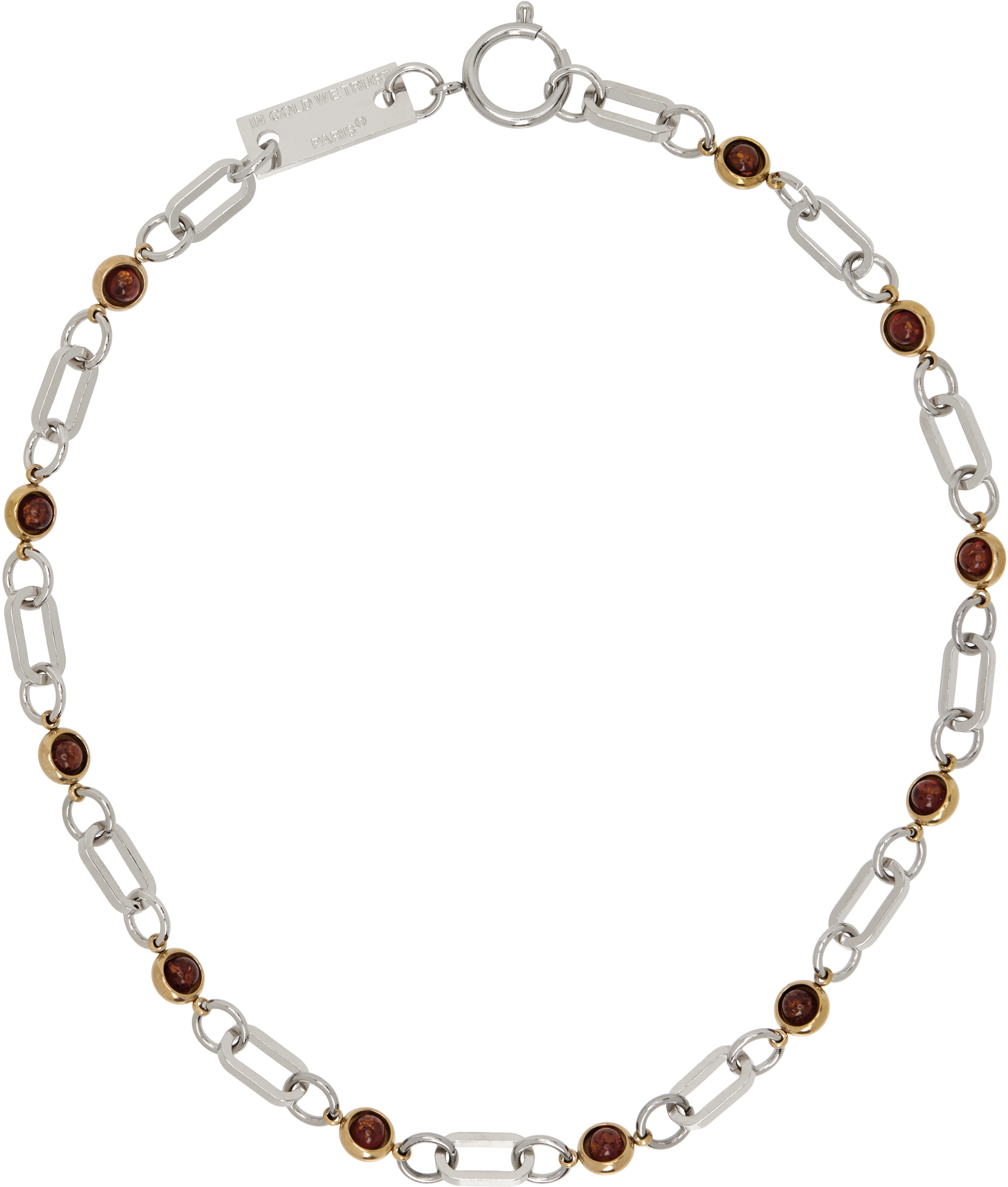 In Gold We Trust Paris jewelry for Men | SSENSE