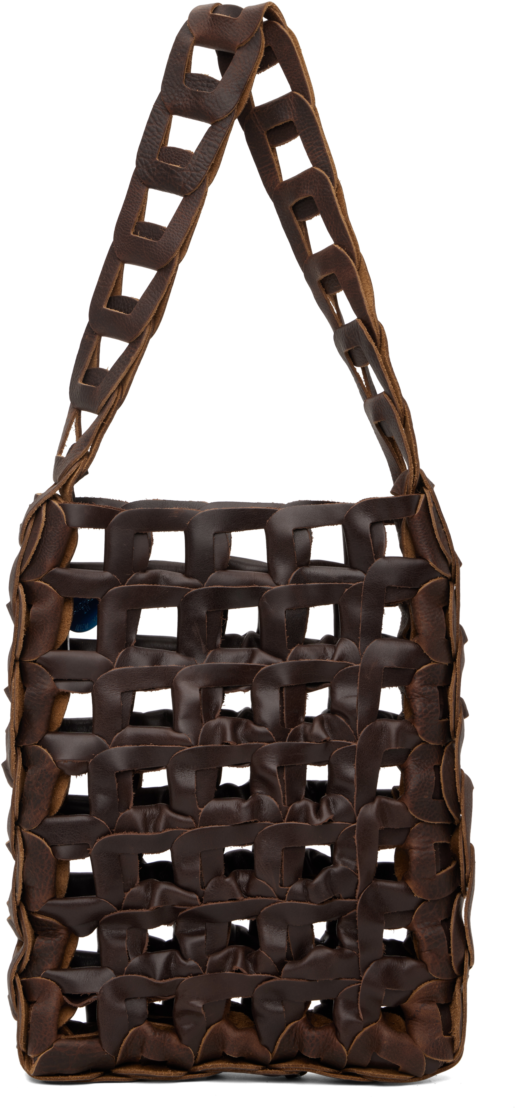 Shop Sc103 Ssense Exclusive Brown Links Medium Tote In Tanin