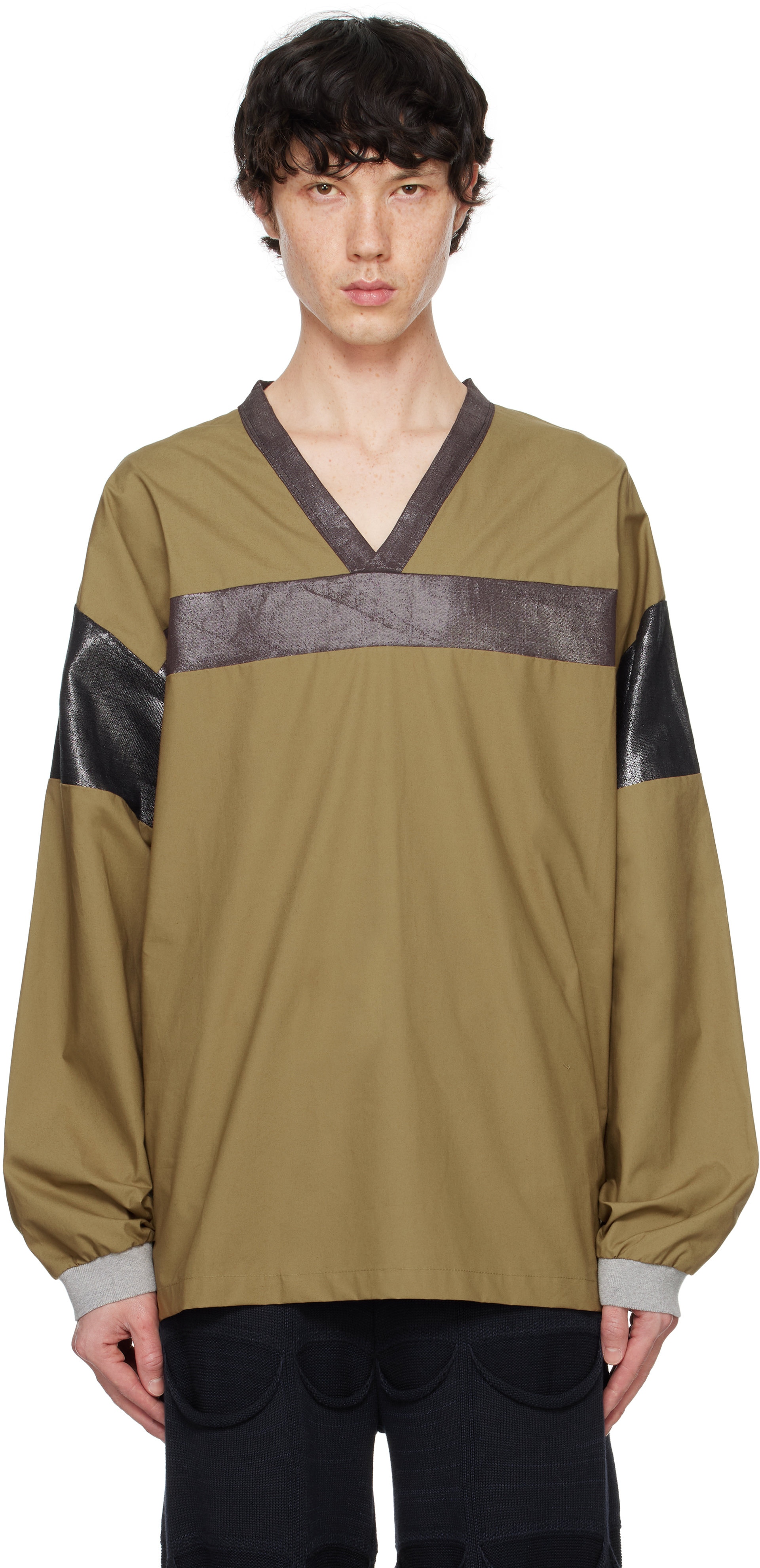 SSENSE Exclusive Brown Lateral Shirt