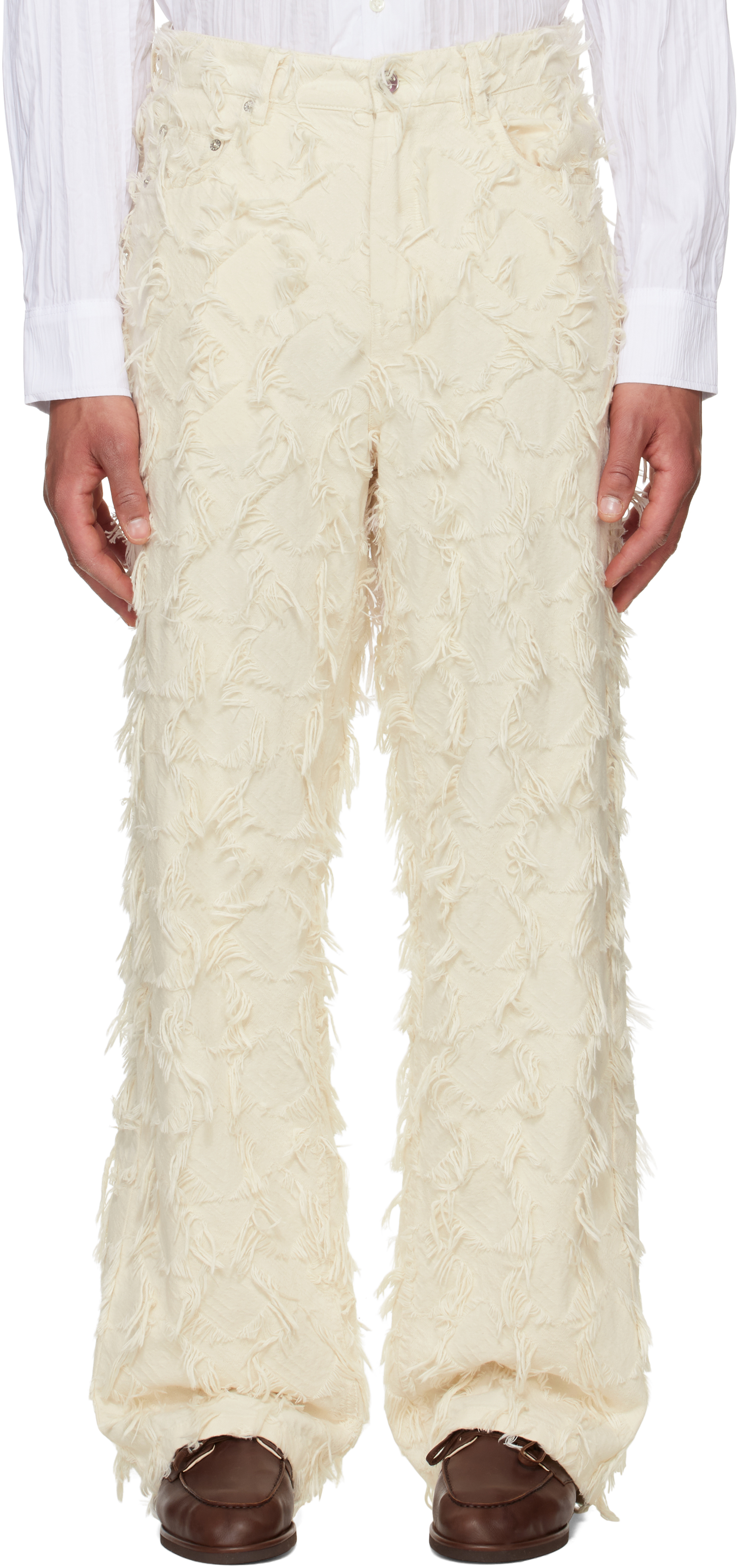 White Nikos Jeans
