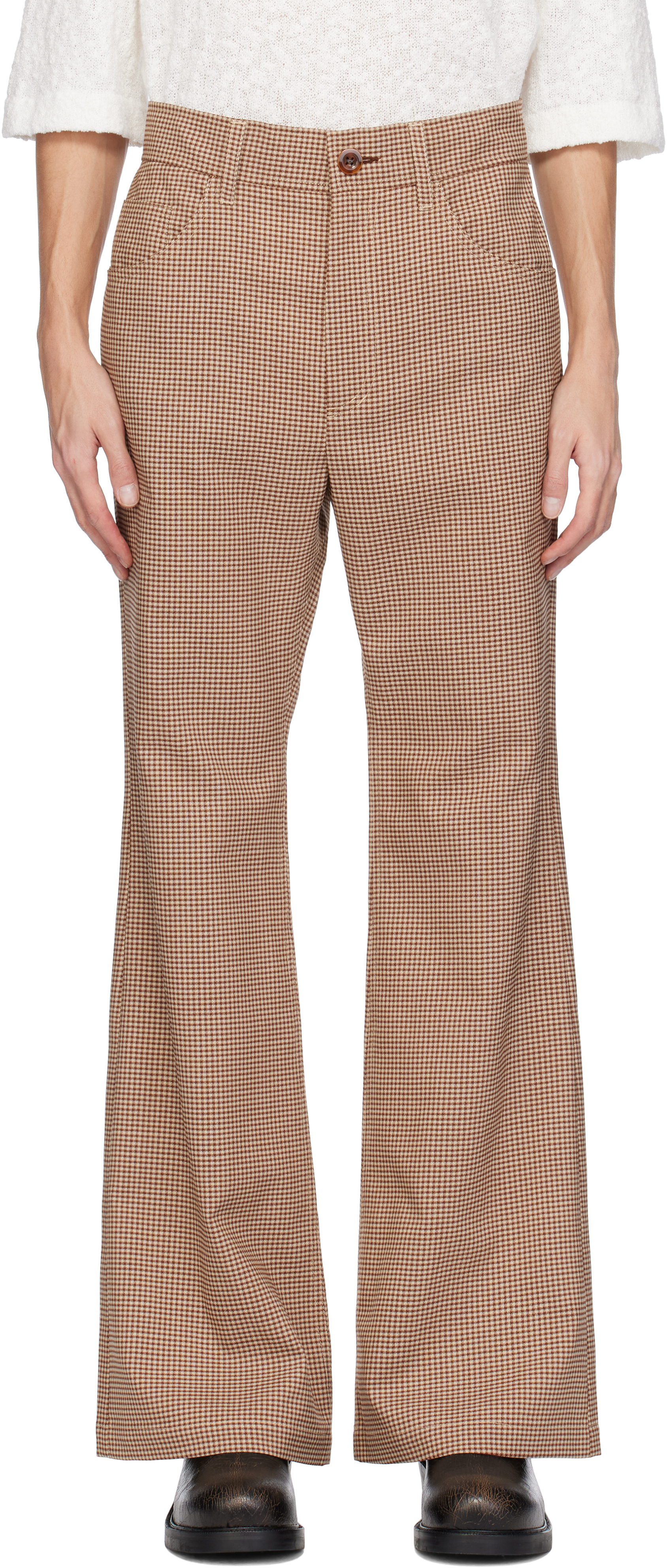 Beige Tavares Trousers