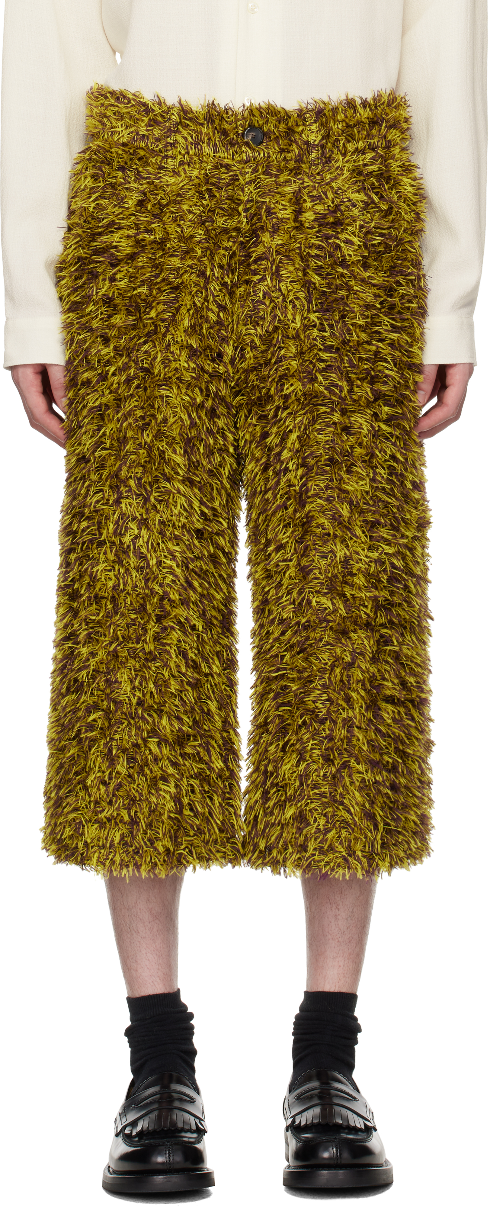 Green Gale Trousers by Séfr on Sale