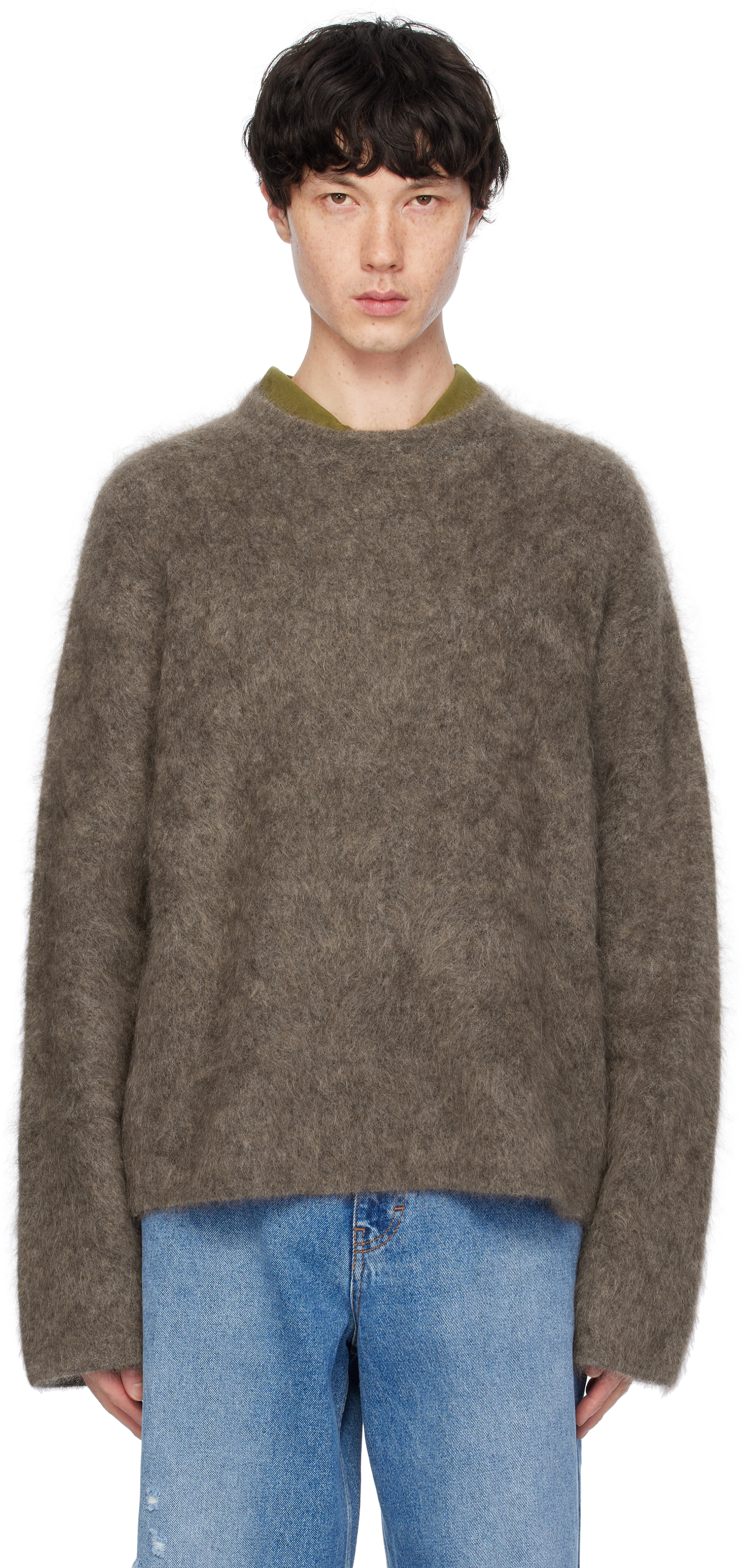 Taupe Jermaine Sweater by Séfr on Sale