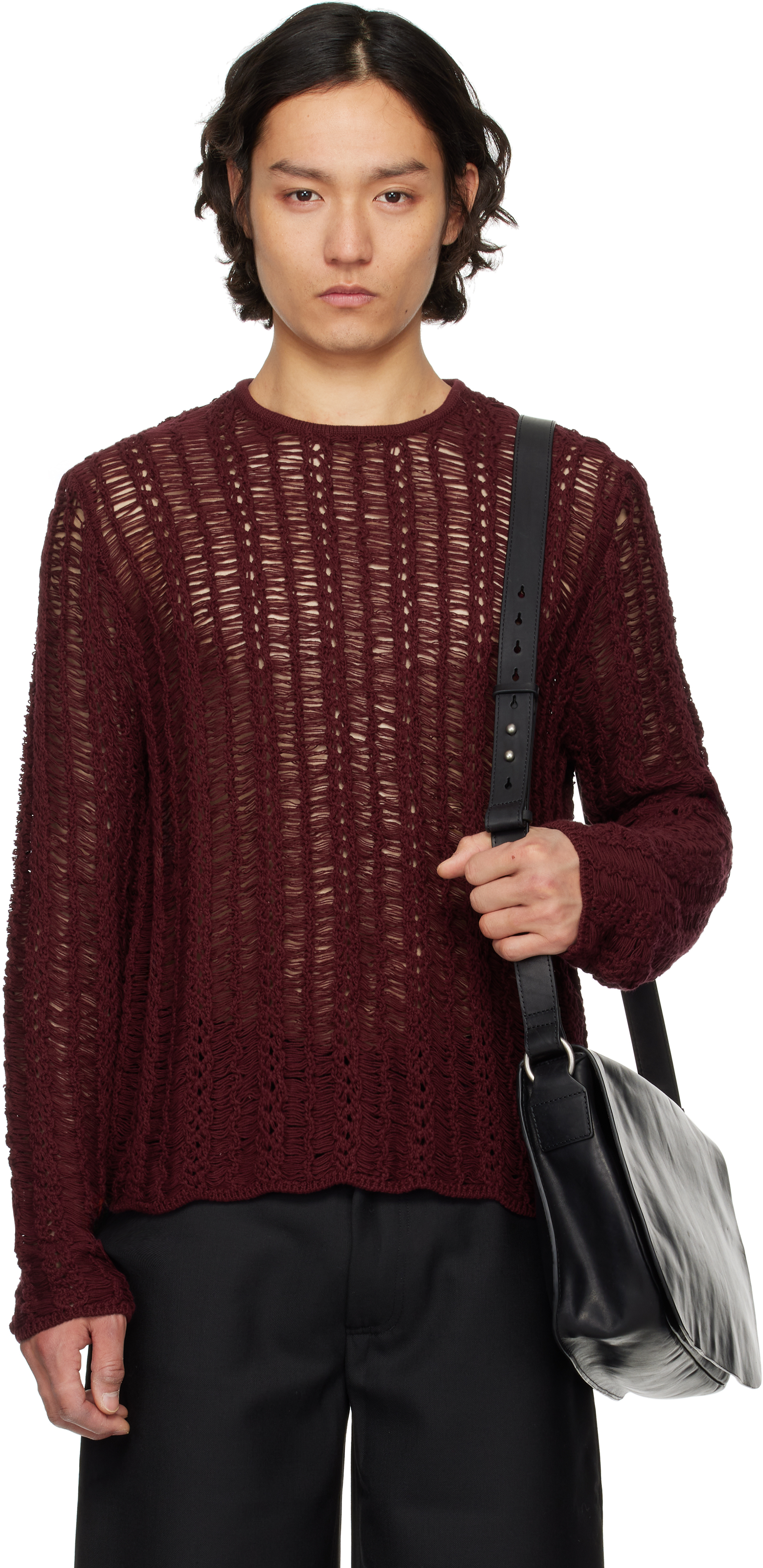 Burgundy Yorgos Sweater