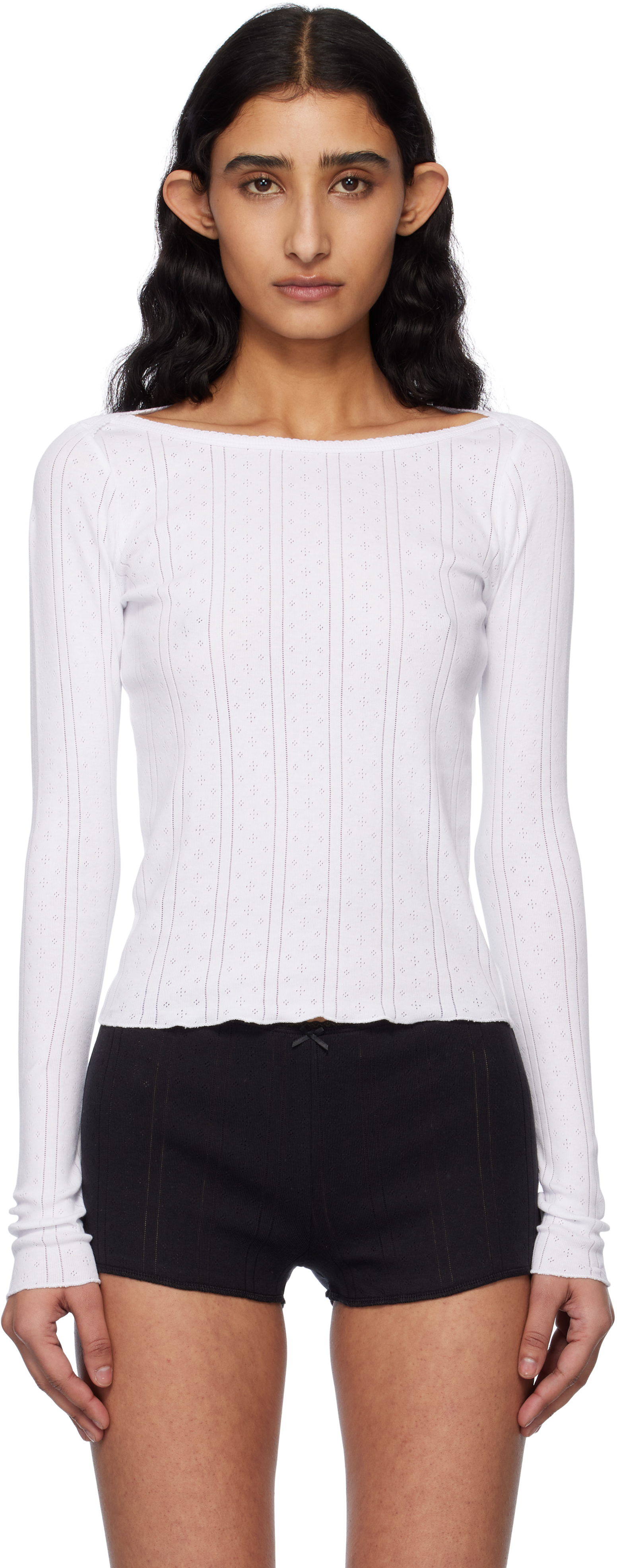 White 'The Bateau' T-shirt
